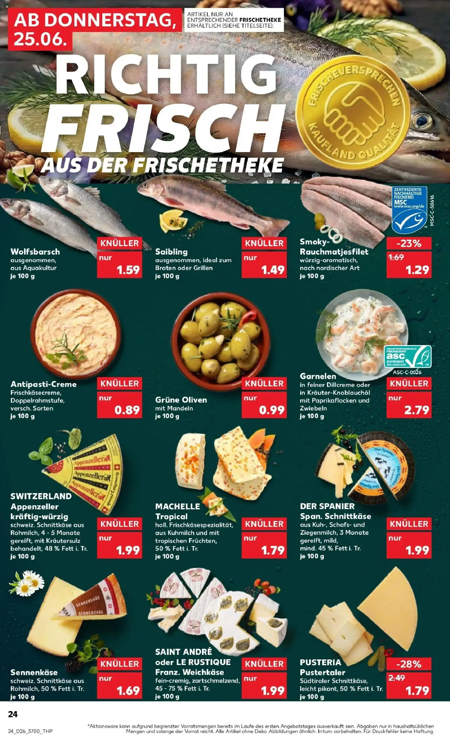 Kaufland Prospekt Bentwisch – gültig ab 22.06.2026 | Seite: 33 | Produkte: Garnelen, Mandeln, Zwiebeln