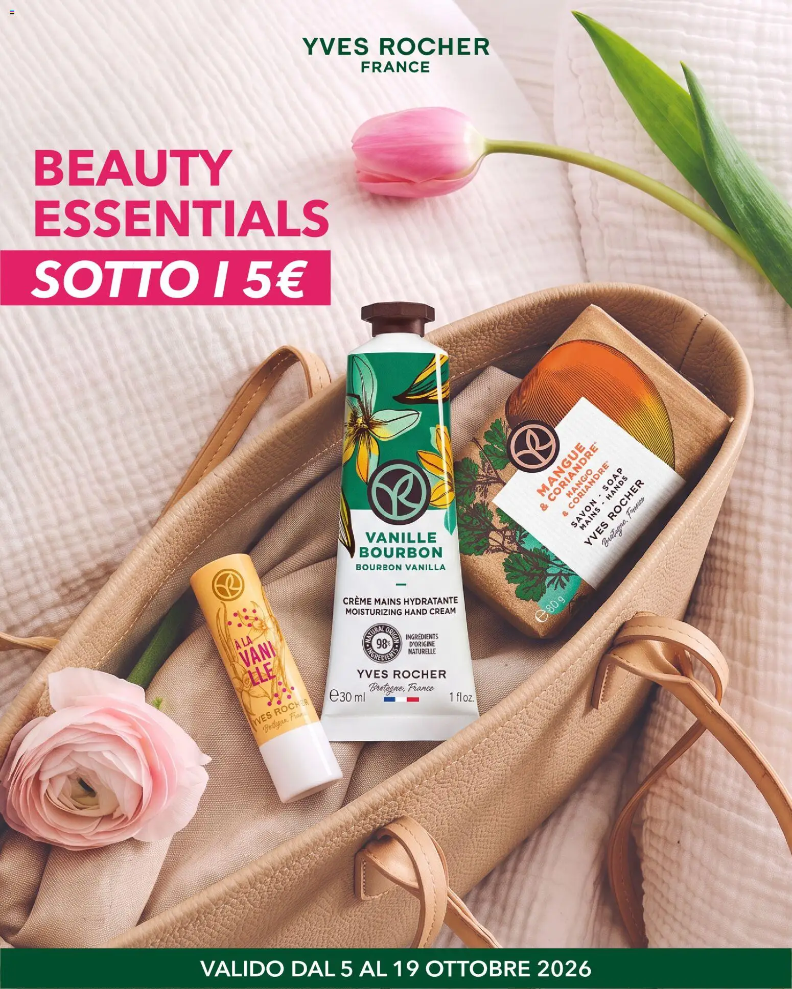 Volantino Yves Rocher del 05/10/2026 | Pagina: 1 | Prodotti: Bourbon