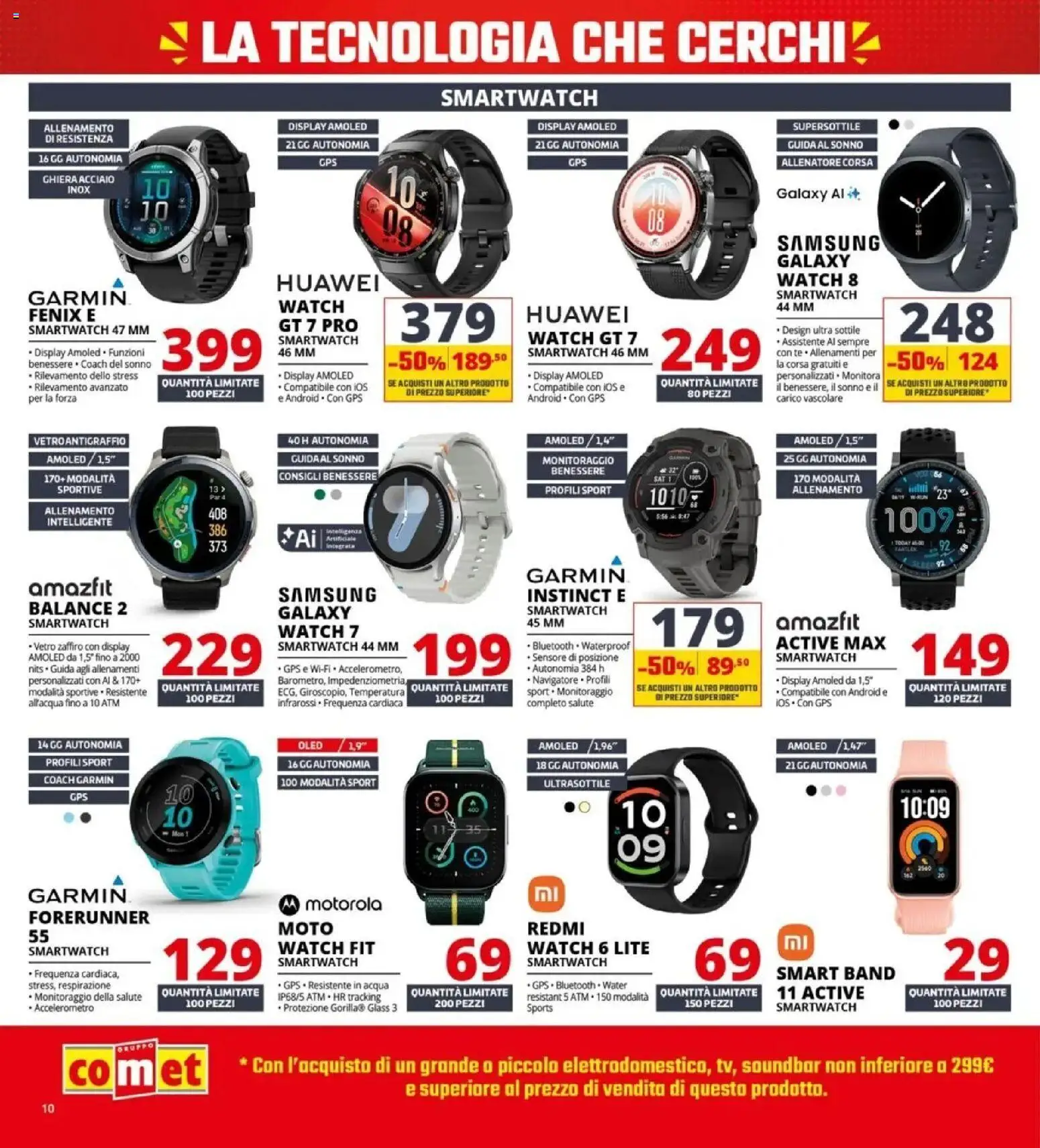 Nuovo Comet volantino dal 24/09/2026 > offerte anteprima 🛍️ | Pagina: 10 | Prodotti: Huawei, Samsung Galaxy, Soundbar, Acqua