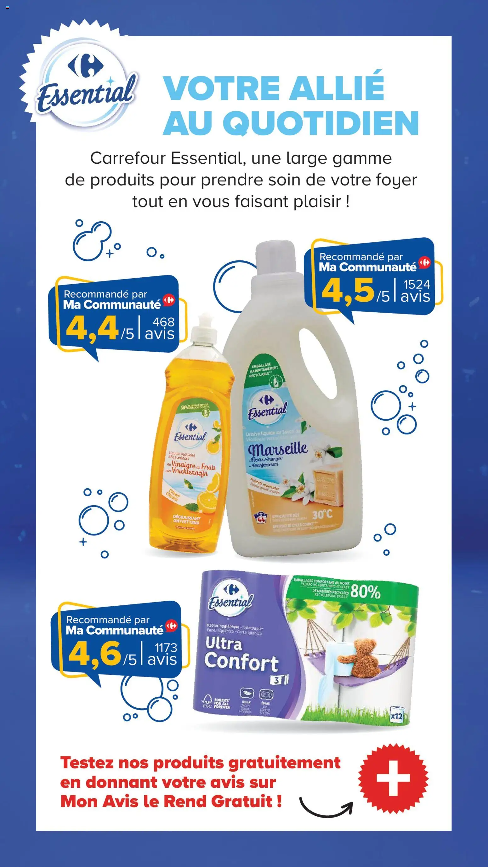 {H1} | Page: 13 | Produits: Vaisselle, Liquide vaisselle, Fruits, Vinaigre
