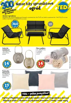 Pogląd oferty "TEDi gazetka - Chrzanów" - ważna od 24.06.2026 | Strona: 4 | Produkty: Poduszka, Koc, Artykuły szkolne