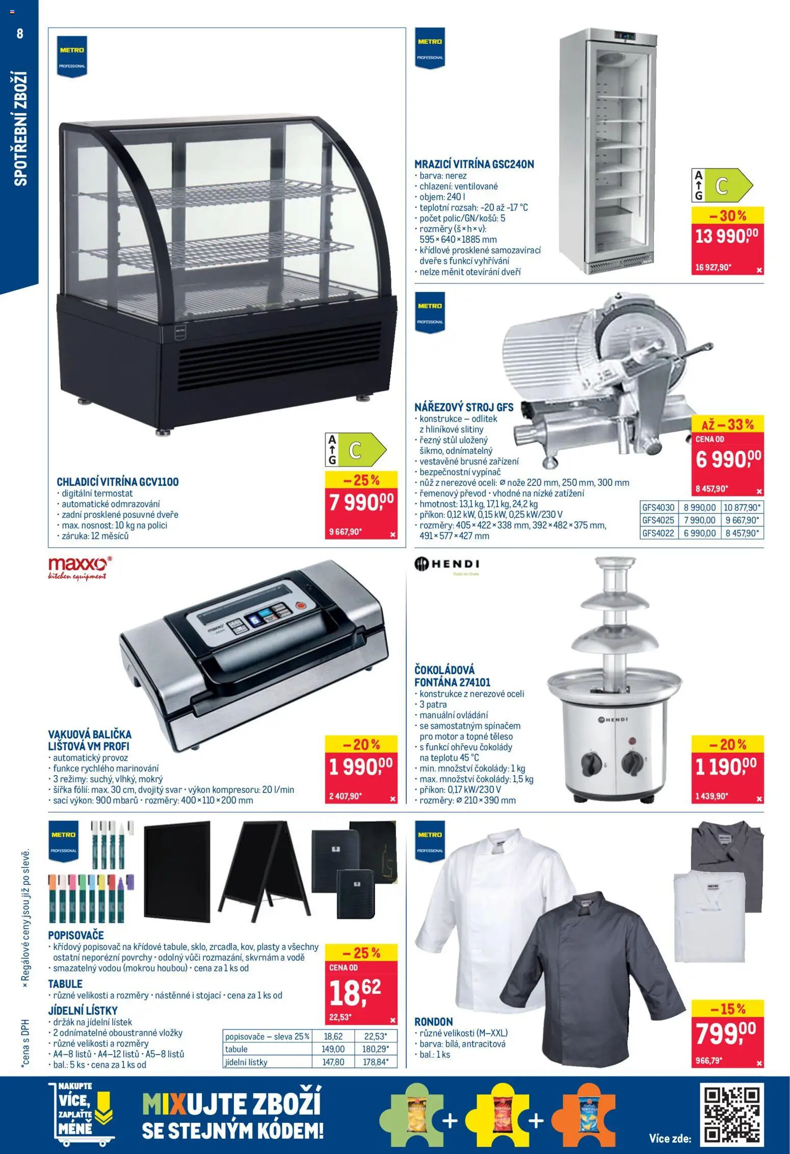 Makro leták  - Nepotravinové zboží od 21.10.2026 | Strana: 8 | Produkty: Nůž, Dveře, Stůl, Popisovač