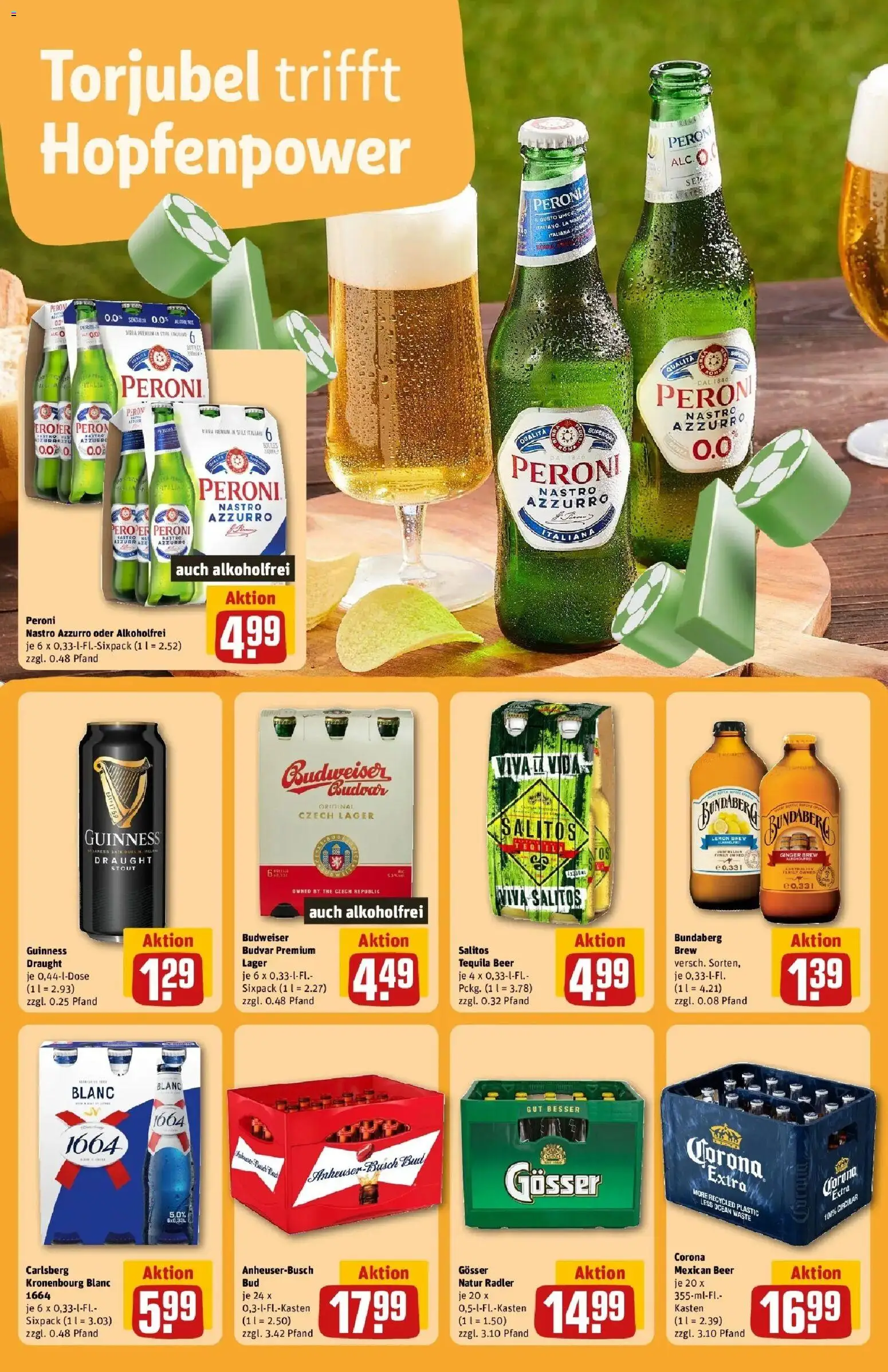 Rewe Prospekt Oldenburg – gültig ab 08.06.2026 | Seite: 4 | Produkte: Carlsberg, Tequila, Radler, Budweiser