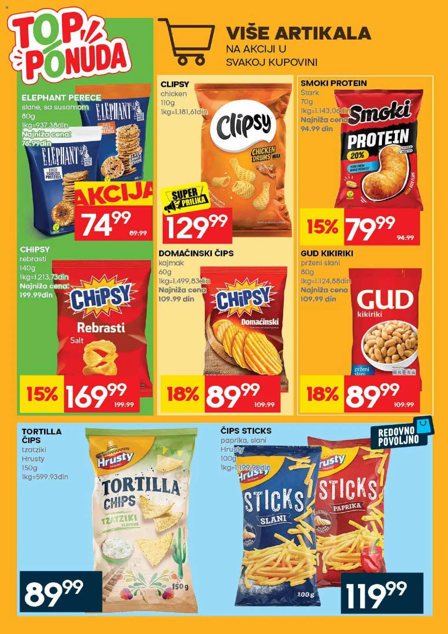 Mercator katalog - važi od 26.10.2026 | Strana: 42 | Proizvode: Čips, Protein, Paprika, Kajmak