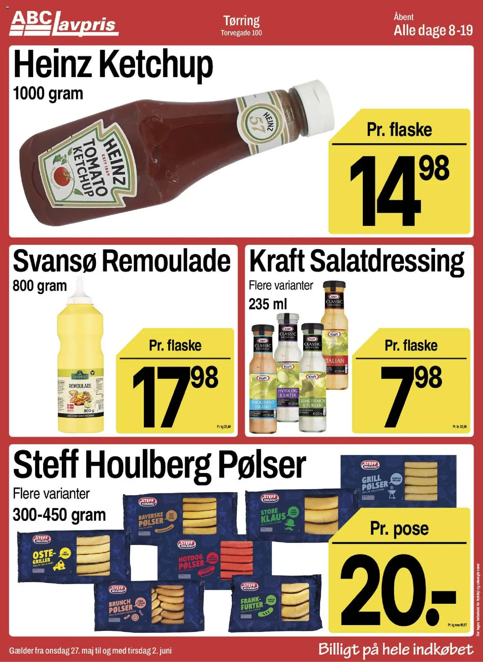 Abc Lavpris tilbudsavis – gyldig fra 27.05.2026 | Side: 6 | Produkter: Purløg, Creme, Dressing, Remoulade