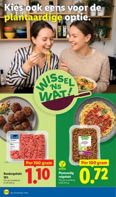 Rundergehakt, 16%, Rundergehakt 16% 500 g - Voorbeeld van een folder van Lidl, geldig van 07-09-2026 | Pagina: 13 | Producten: Rundergehakt