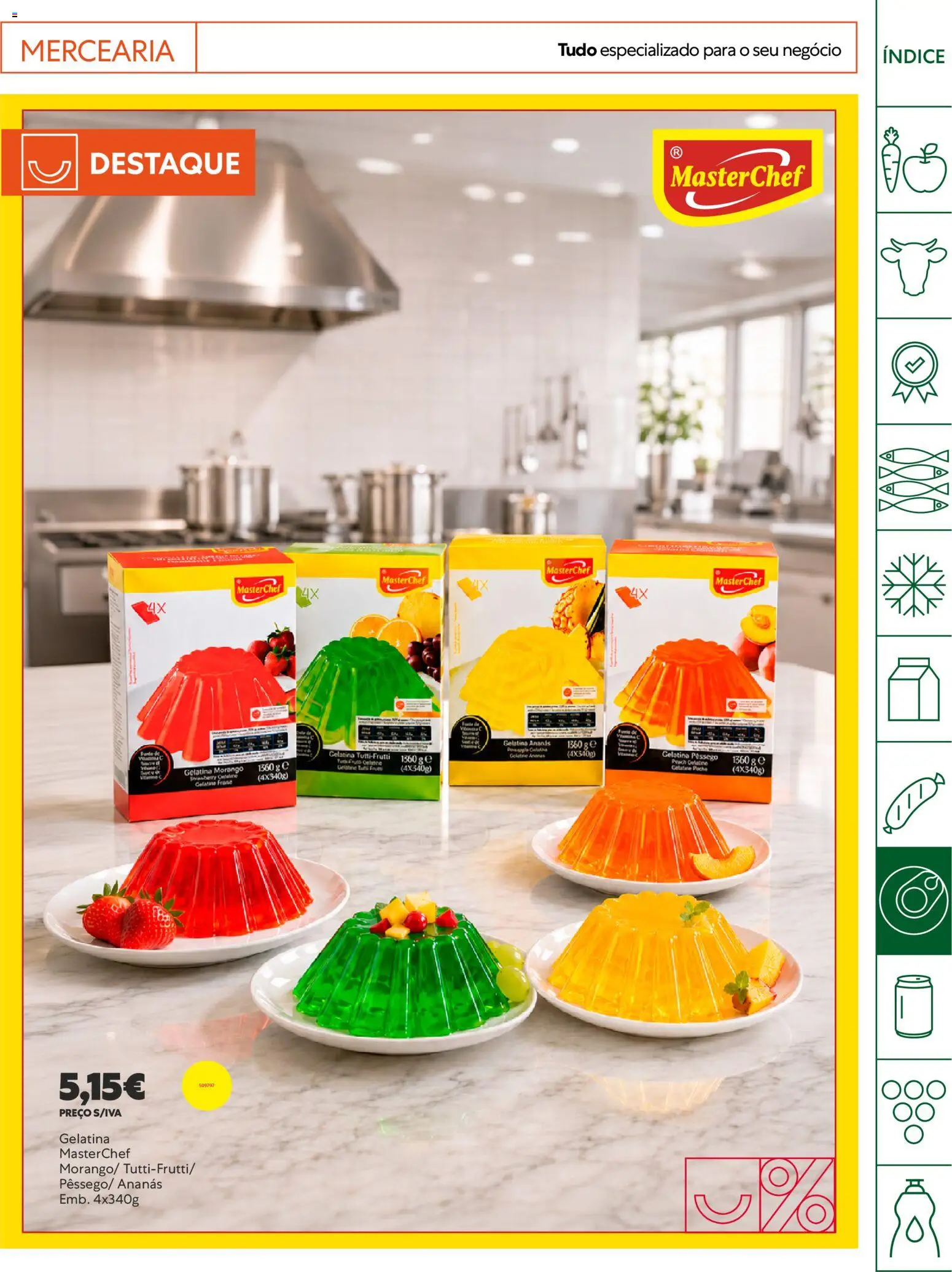 Recheio Horeca Madeira │ válido de 18/08/2026 | Página: 17 | Produtos: Mercearia, Gelatina, Ananás