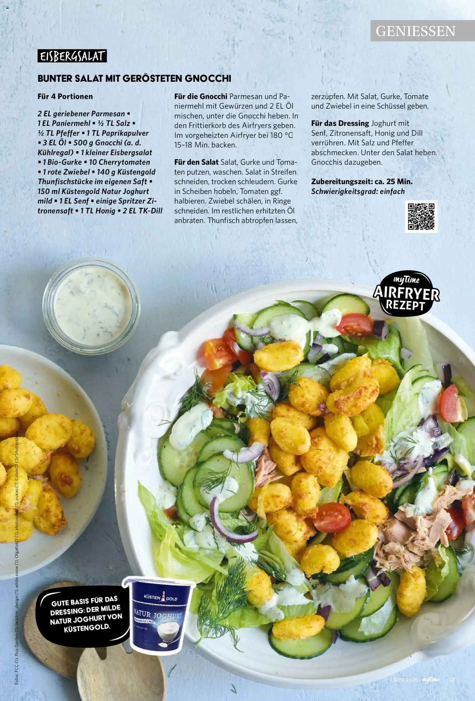 Combi myTime Juni 2026 – gültig ab 01.06.2026 | Seite: 27 | Produkte: Tomaten, Eisbergsalat, Salz, Saft