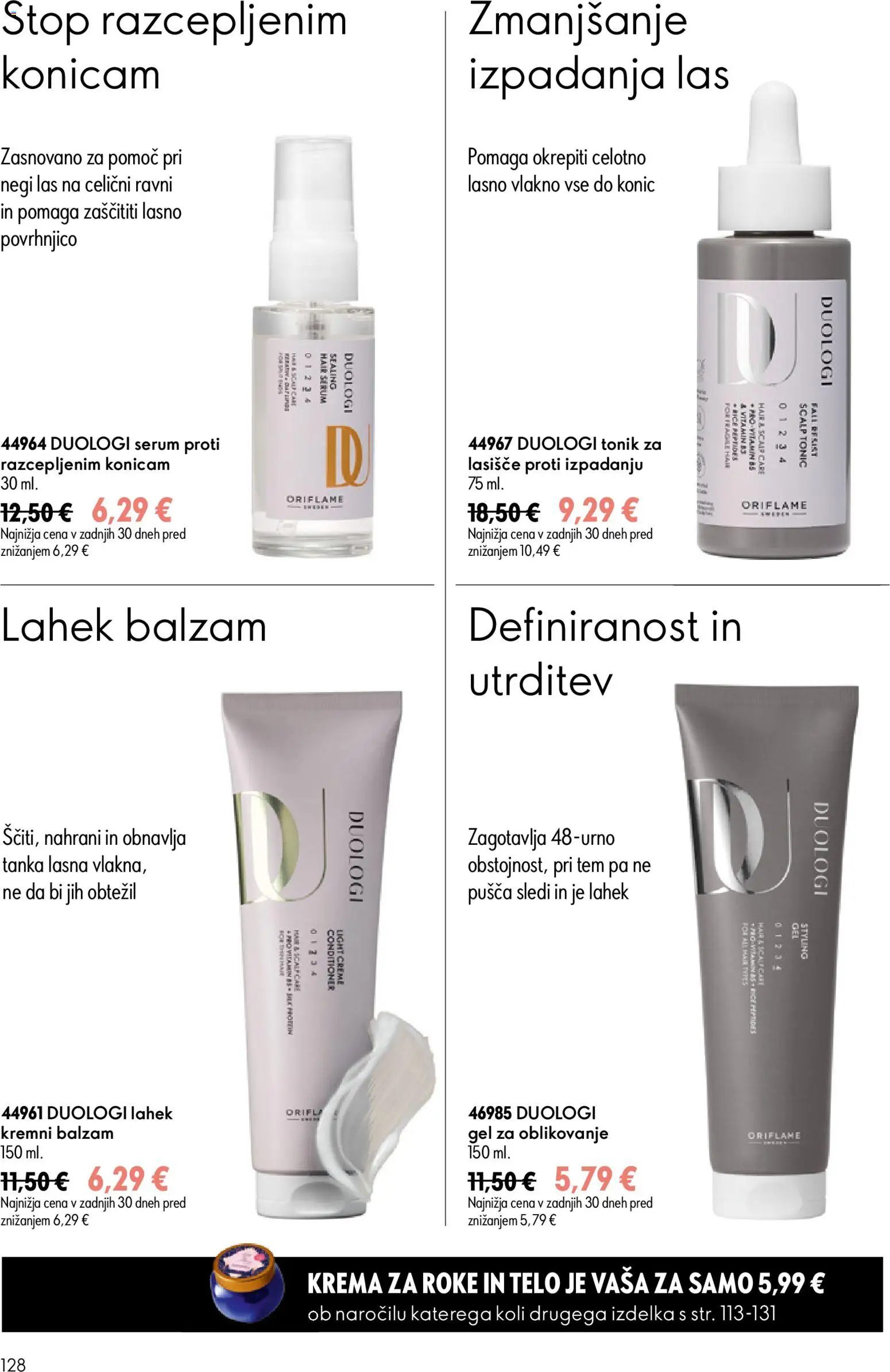 Novi Oriflame katalog ponudbe – veljaven od 24.06.2026 | Stran: 128 | Izdelki: Krema, Krema za roke, Tonik