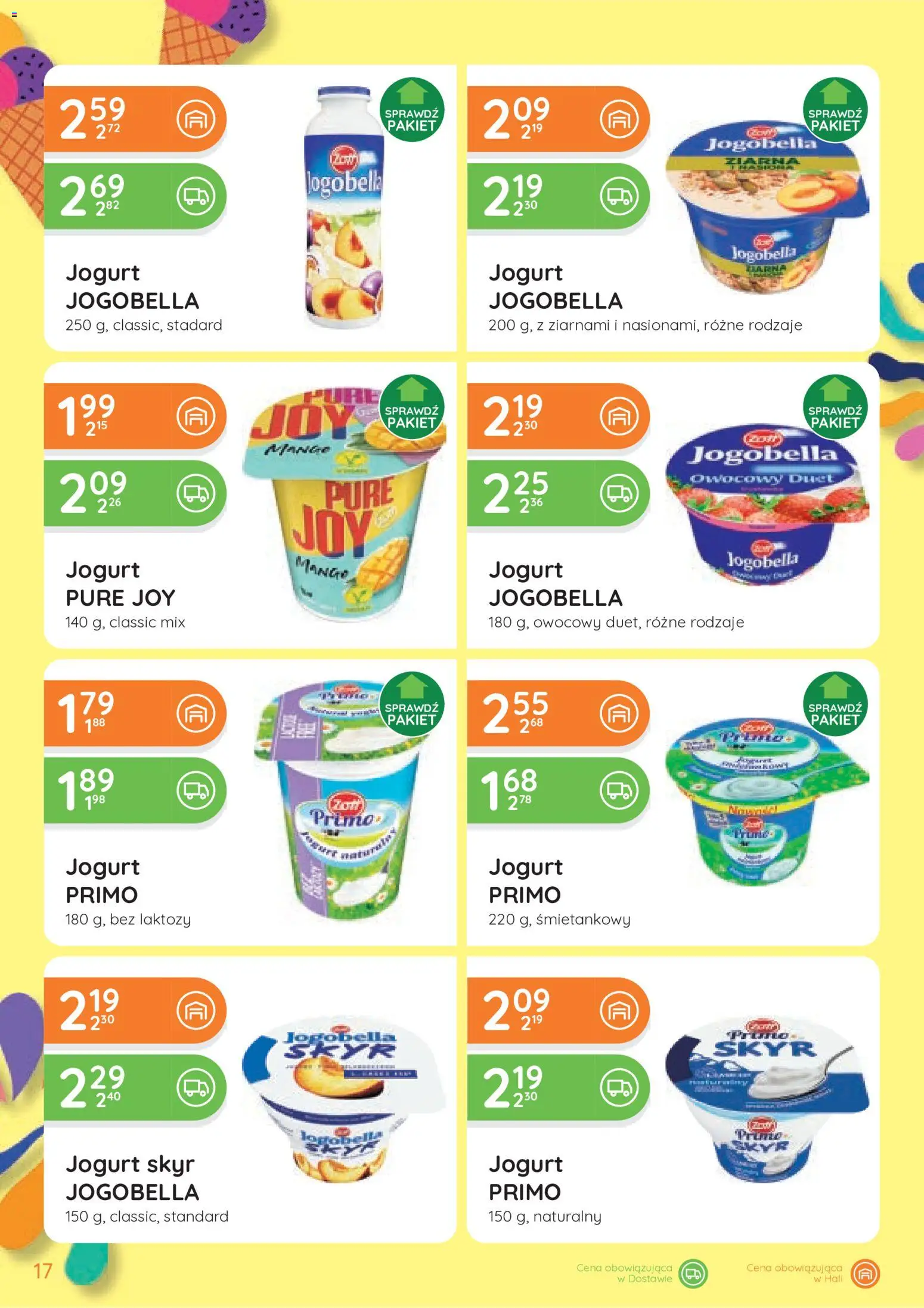 Eurocash gazetka od 25.06.2026 | Strona: 17 | Produkty: Mango, Bez laktozy, Jogurt, Skyr