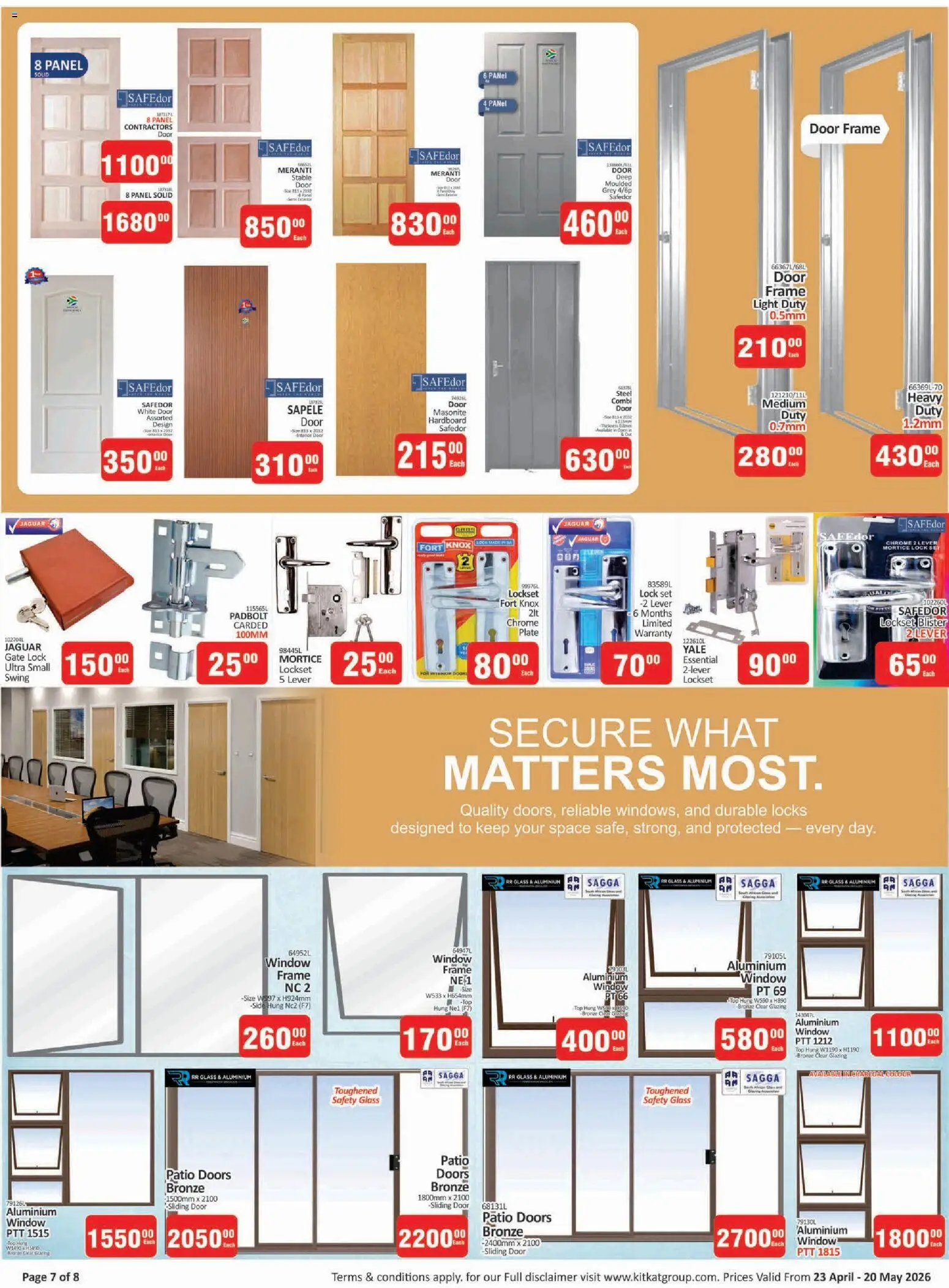 New KIT KAT Cash & Carry catalogue – valid from 23.04.2026 | Page: 7 | Products: Plate, Stable door, Door frame, Gate