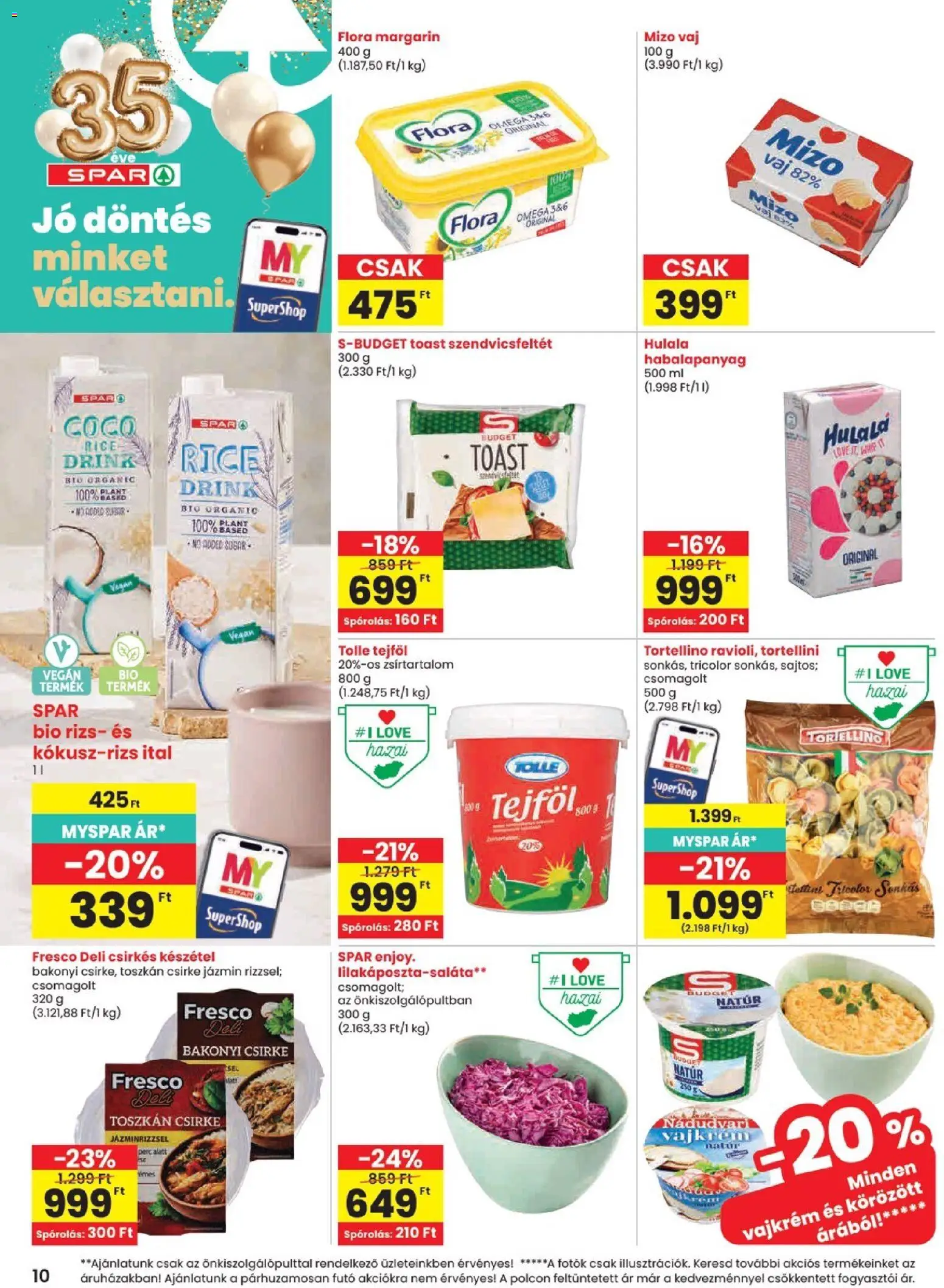Spar akciós ujság - amely érvényes a következő dátumtól: 25.06.2026 | Oldal: 10