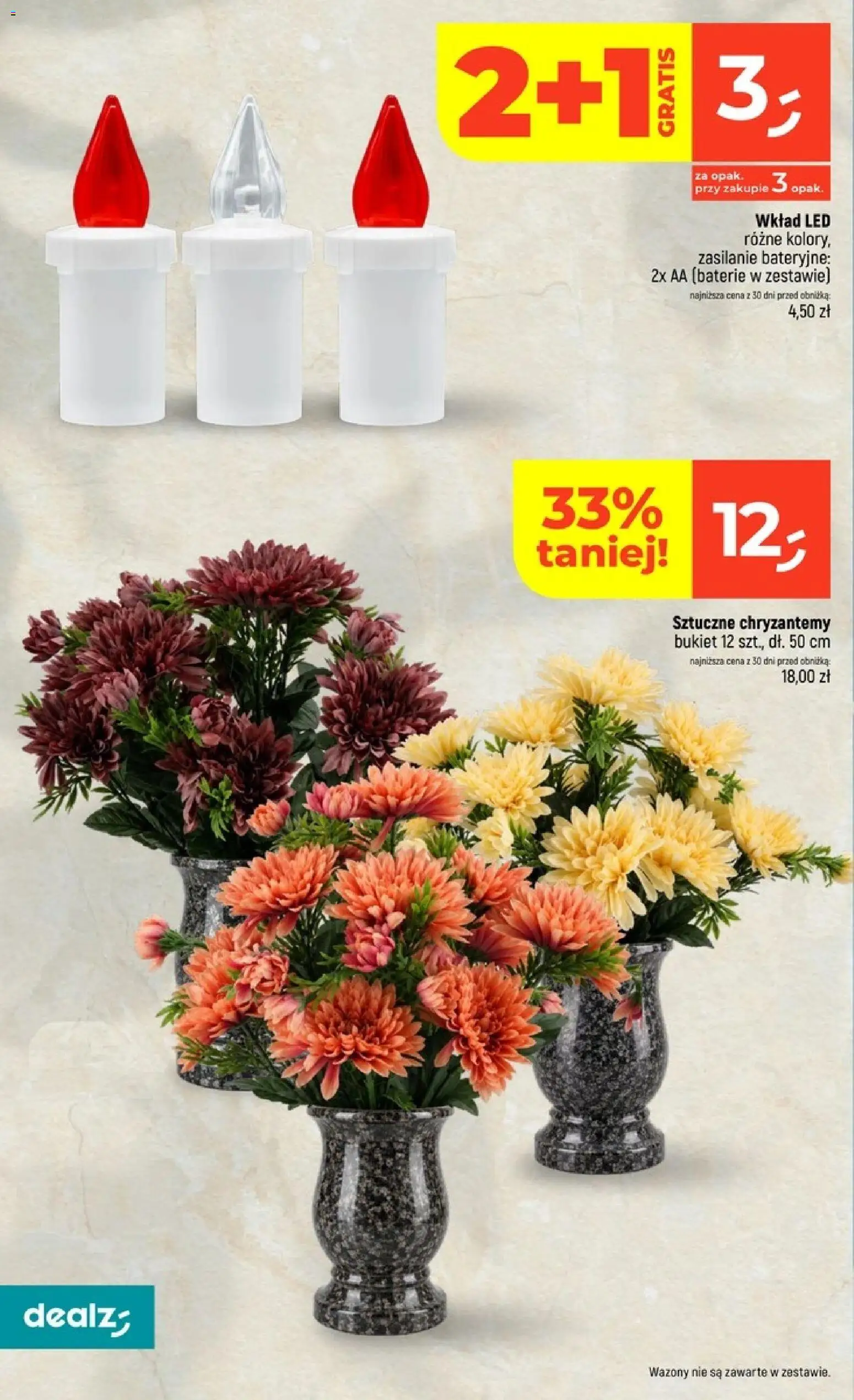 Dealz gazetka od 22.10.2026 | Strona: 58 | Produkty: Baterie, Chryzantemy