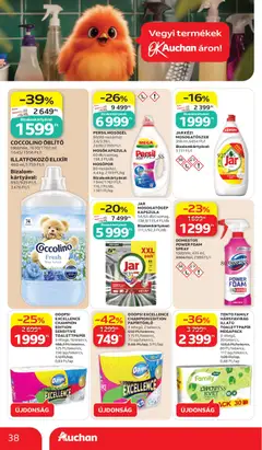 Auchan akciós újság - amely érvényes a következő dátumtól: 11.06.2026 | Oldal: 38