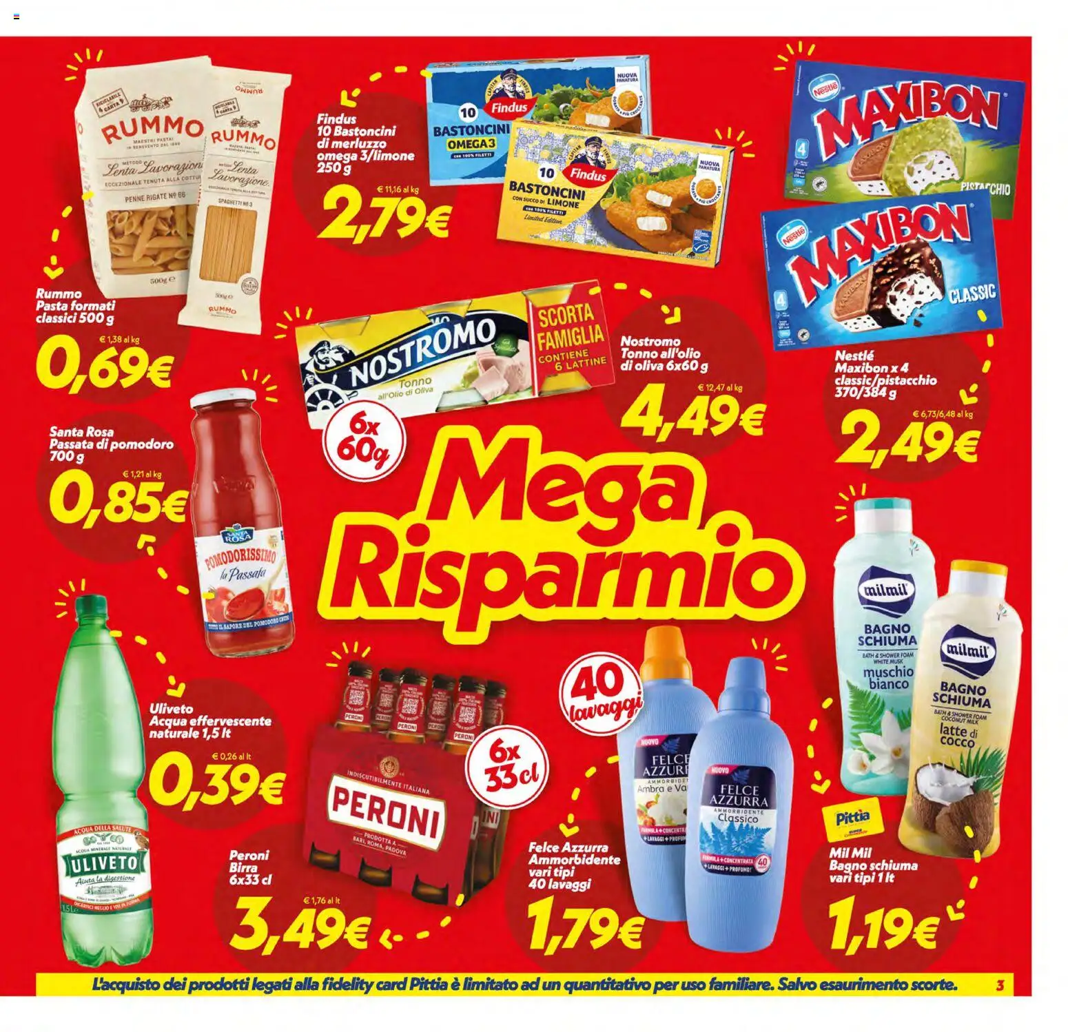 Volantino SuperConveniente del 09.06.2026 | Pagina: 3 | Prodotti: Birra, Latte, Limone, Passata di pomodoro