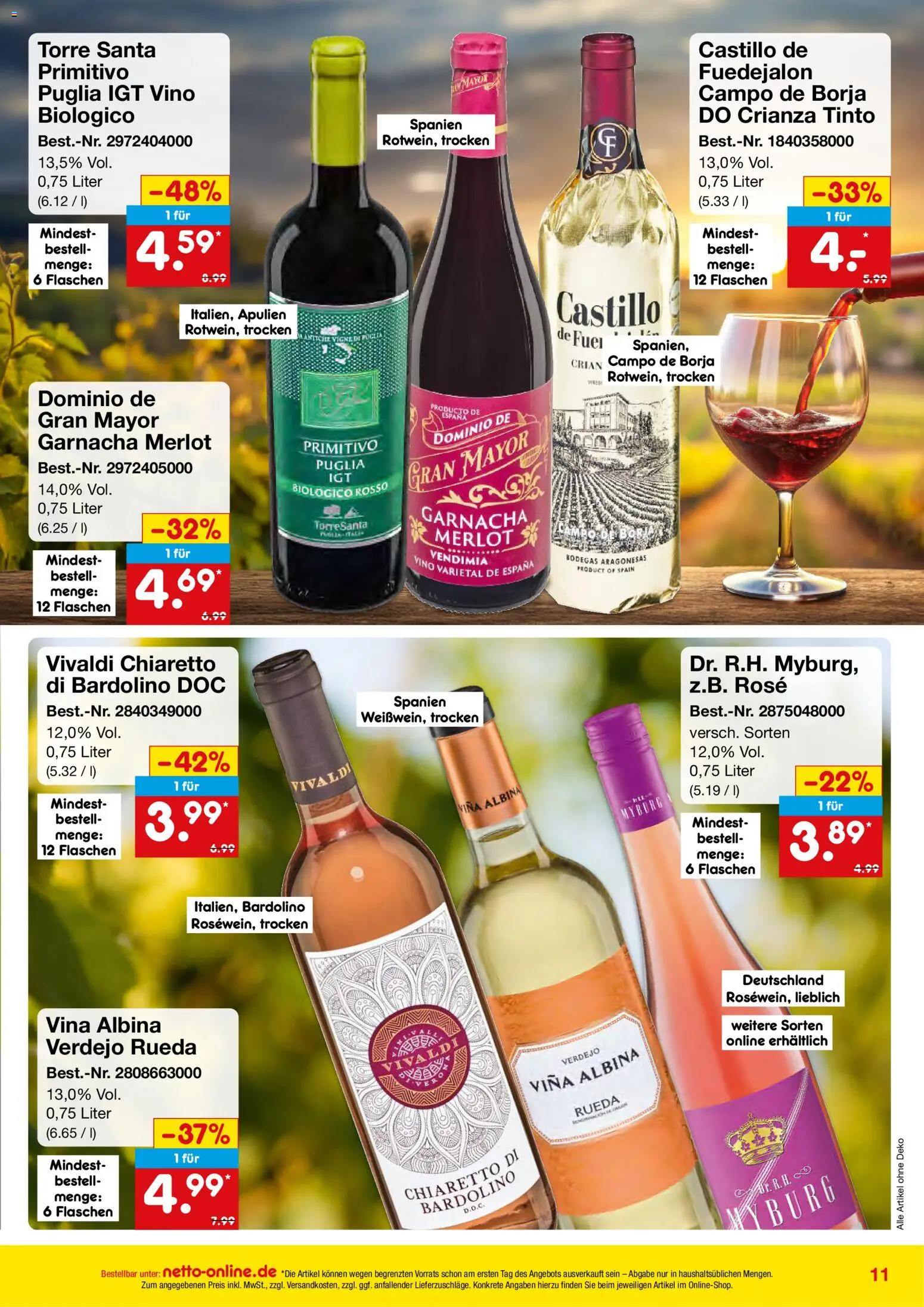 Netto Marken-Discount Online-Angebote August – gültig ab 01.08.2026 | Seite: 11 | Produkte: Merlot