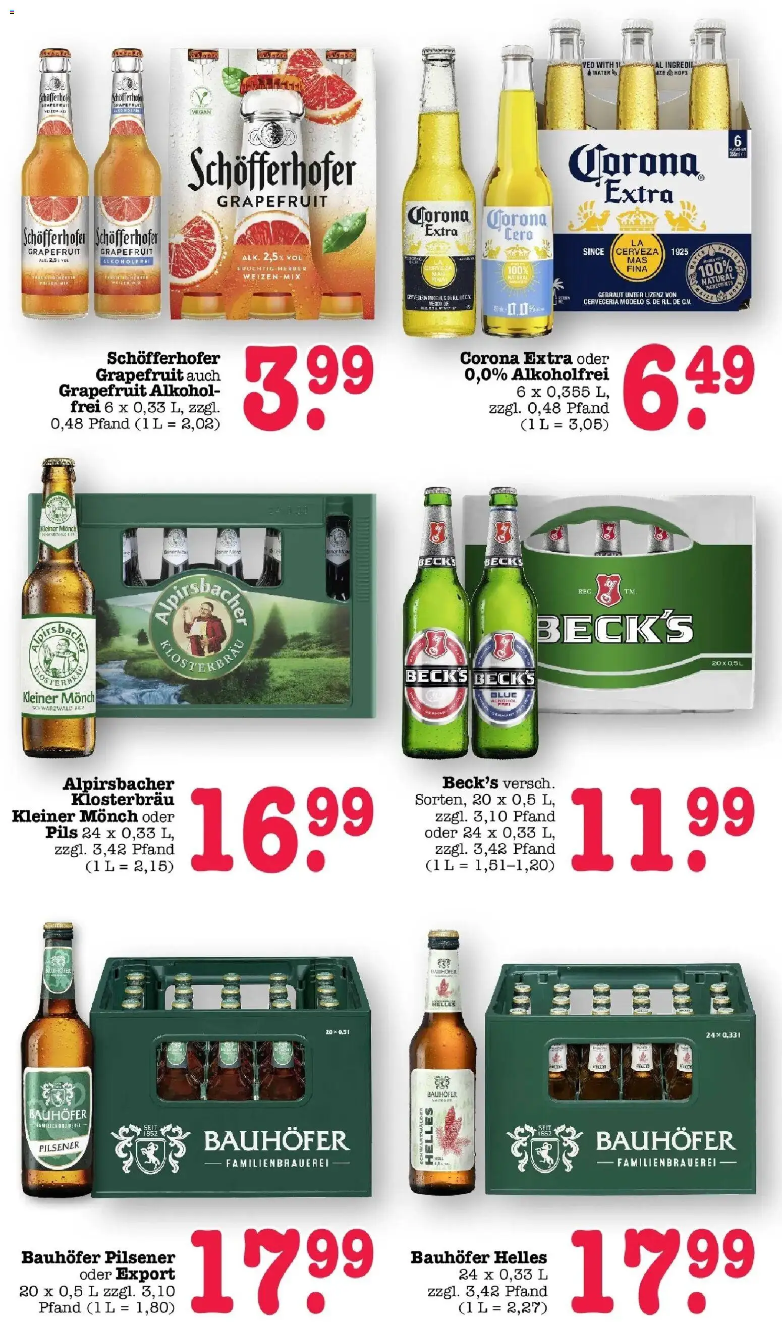 Edeka prospekt Bühlertal	 – gültig ab 03.05.2026 | Seite: 50 | Produkte: Pils, Grapefruit