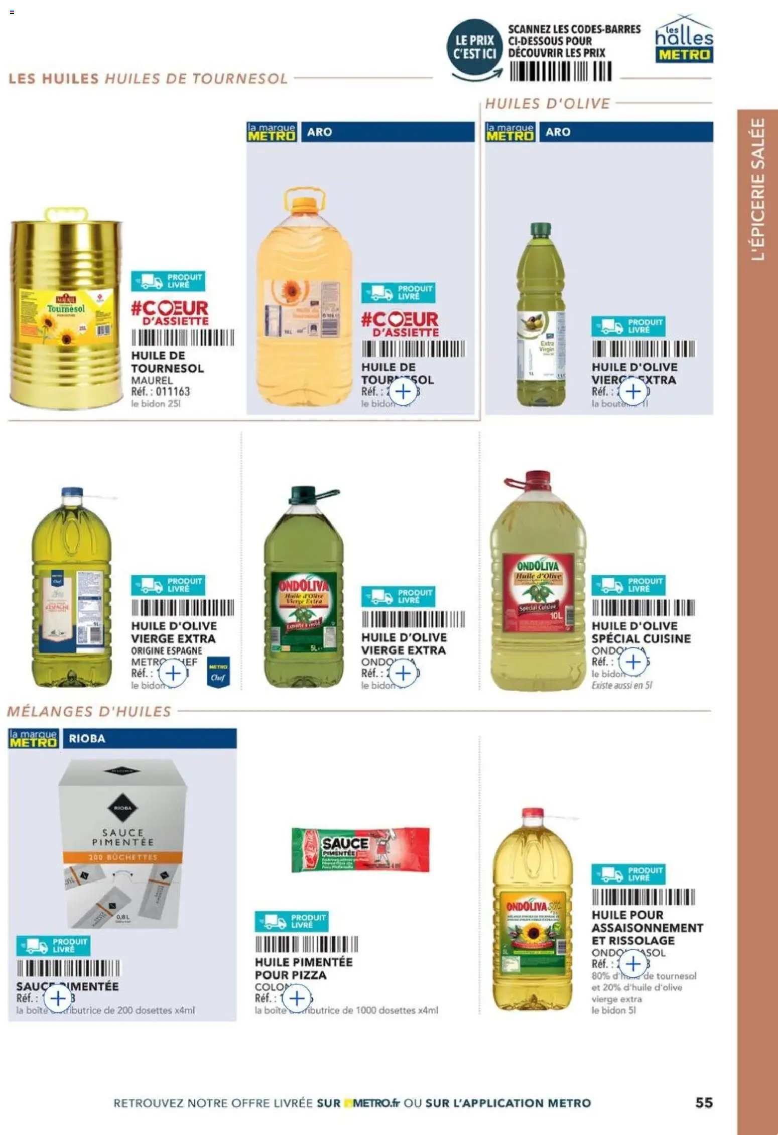 {H1} | Page: 55 | Produits: Huile D'olive, Huile, Pizza, Livre