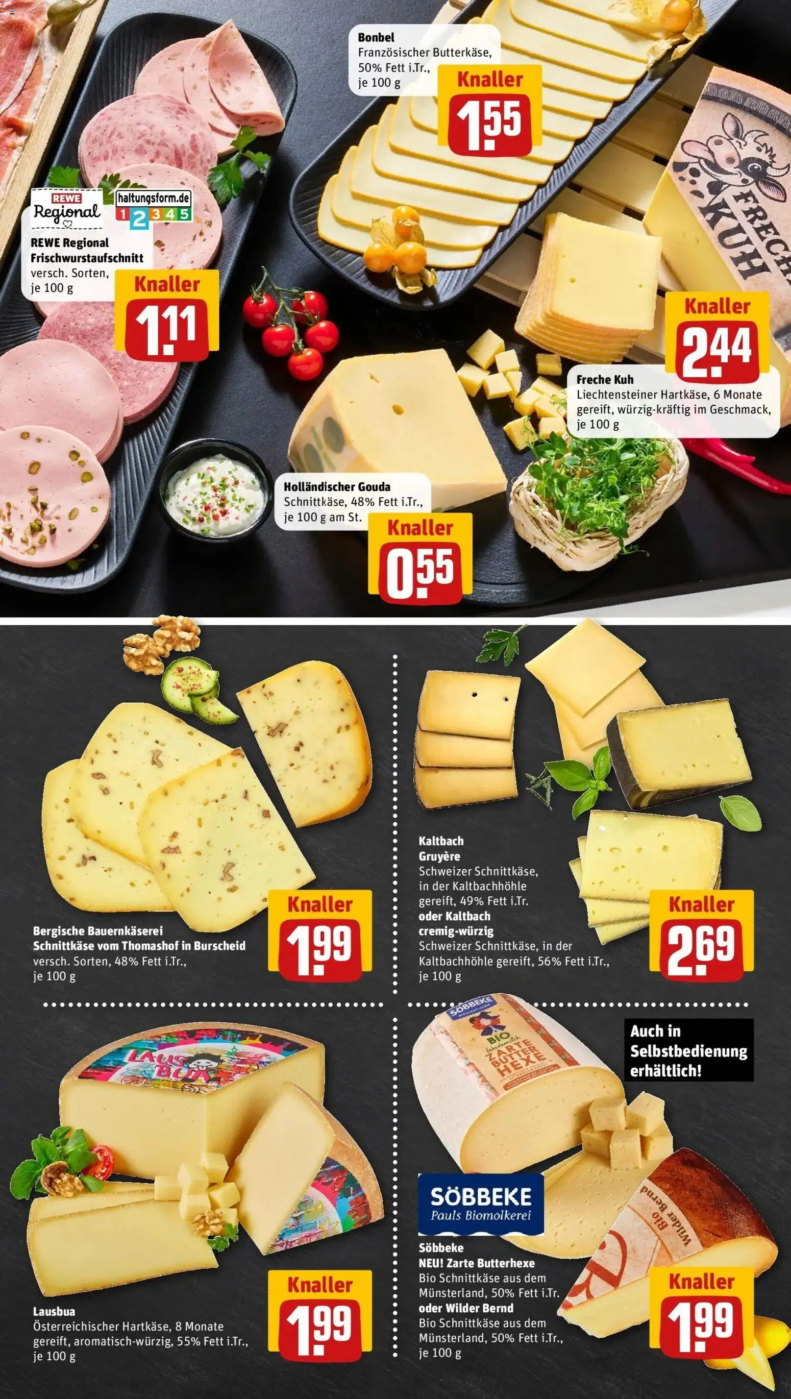 Rewe Prospekt Waltrop	 – gültig ab 12.04.2026 | Seite: 9 | Produkte: Butter, Gouda