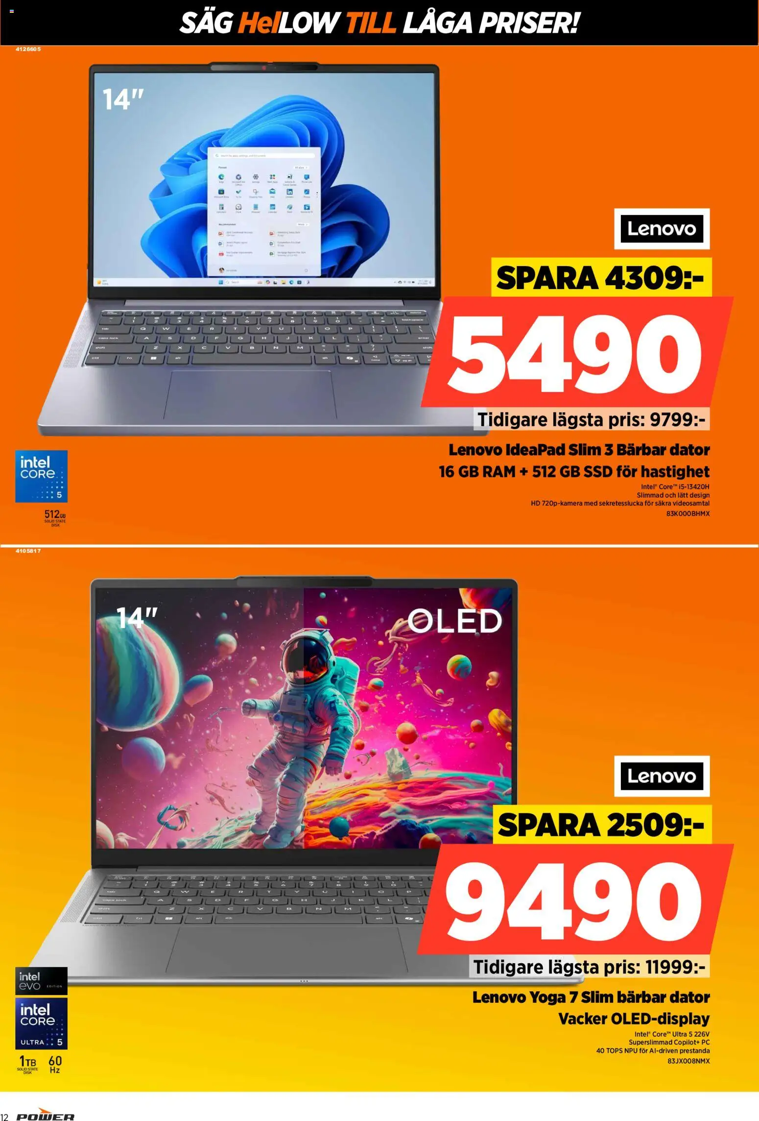 Power reklamblad aktuell från 18.05.2026 | Sida: 12 | Produkter: Såg, Tops, PC, Dator