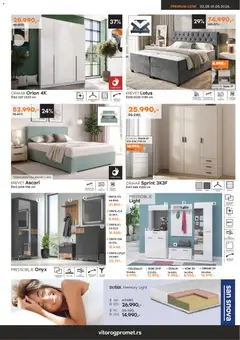 Vitorog katalog - akcija - pregled Vitorog kataloga - važi od 02.05.2026 | Strana: 7 | Proizvode: Krevet, Dušek, Ogledalo, Civiluk