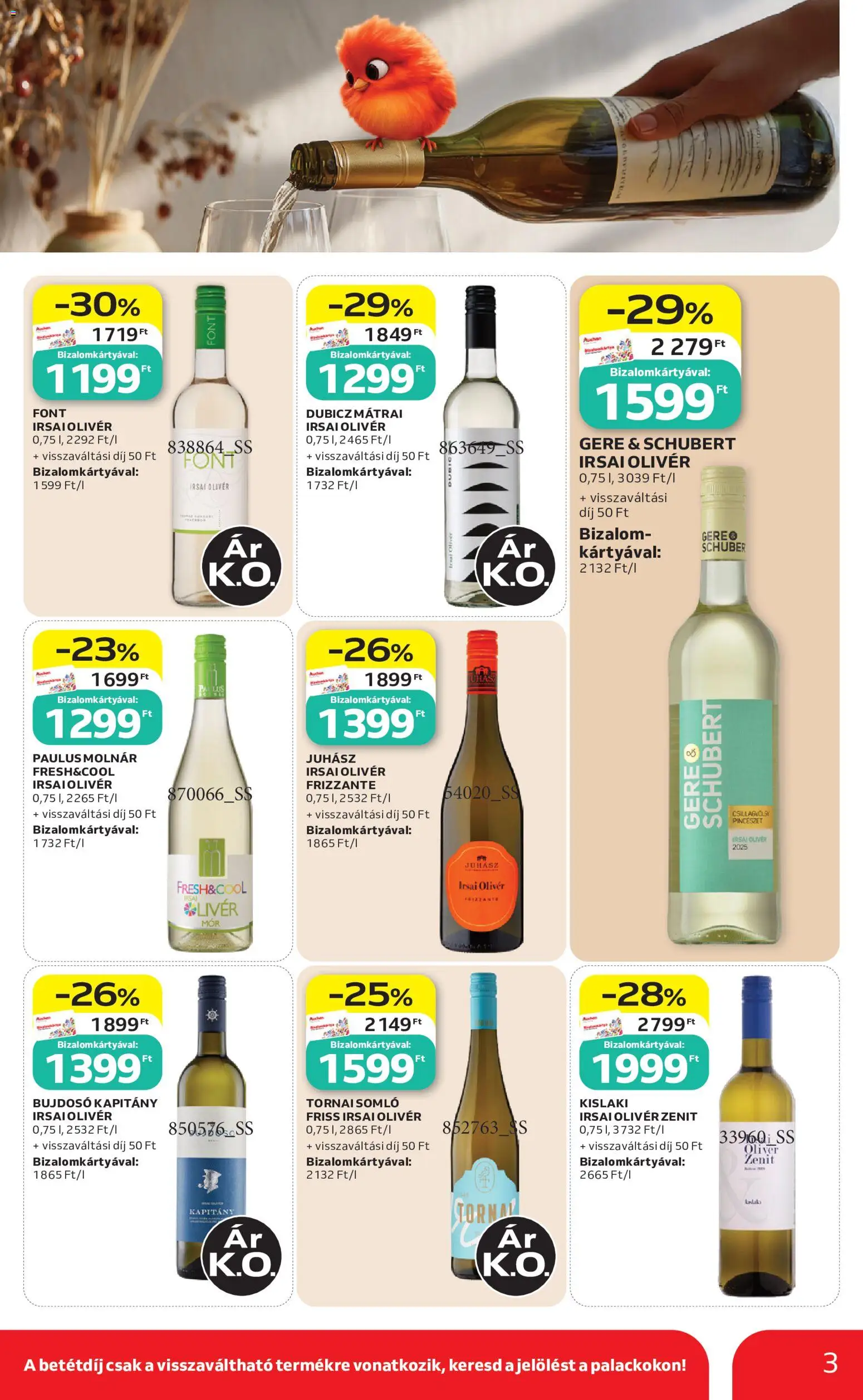 Auchan akciós ujság - amely érvényes a következő dátumtól: 2026.07.30. | Oldal: 3