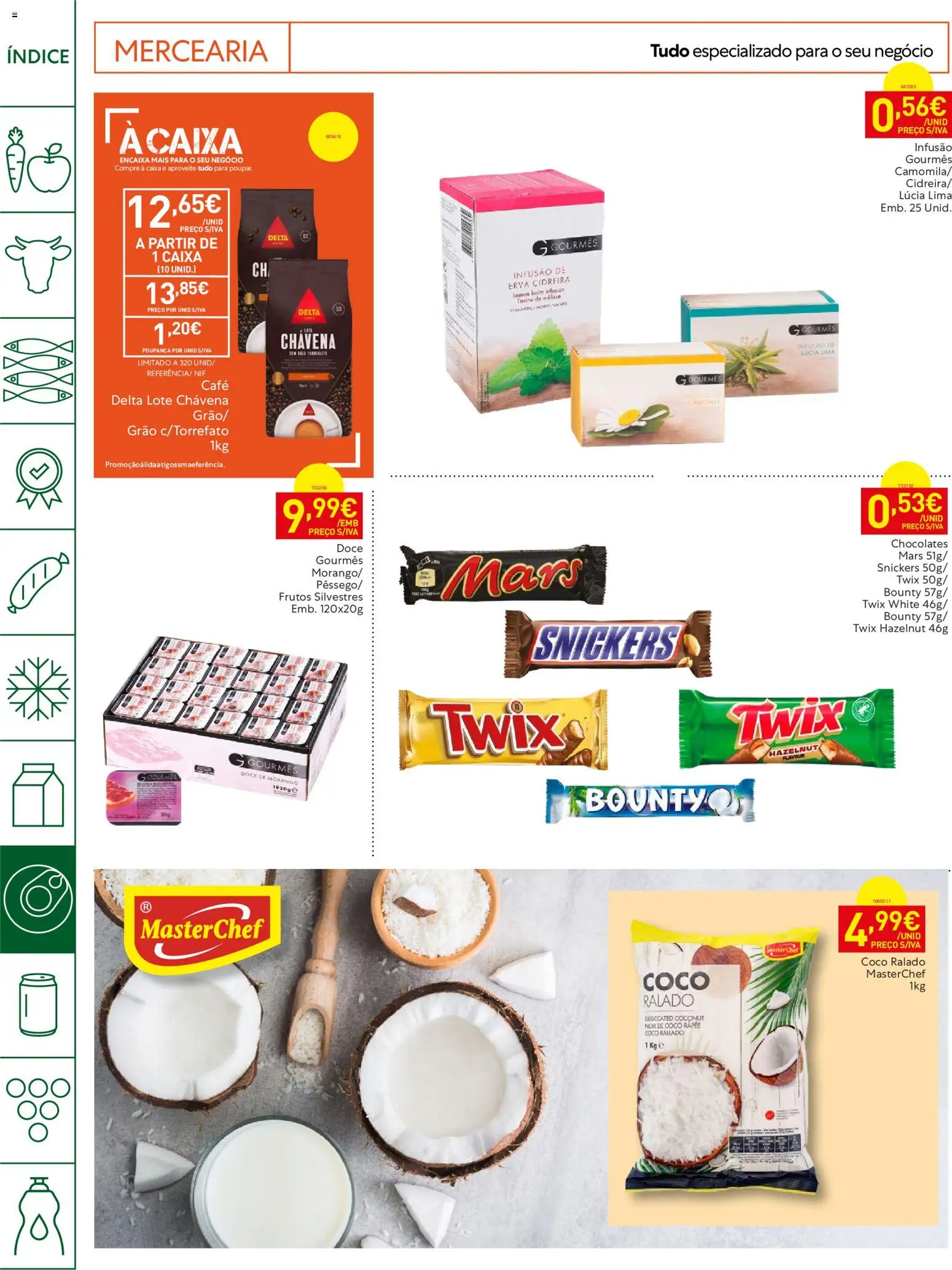 Recheio Horeca │ válido de 09.06.2026 | Página: 20 | Produtos: Chocolates, Caixa, Café