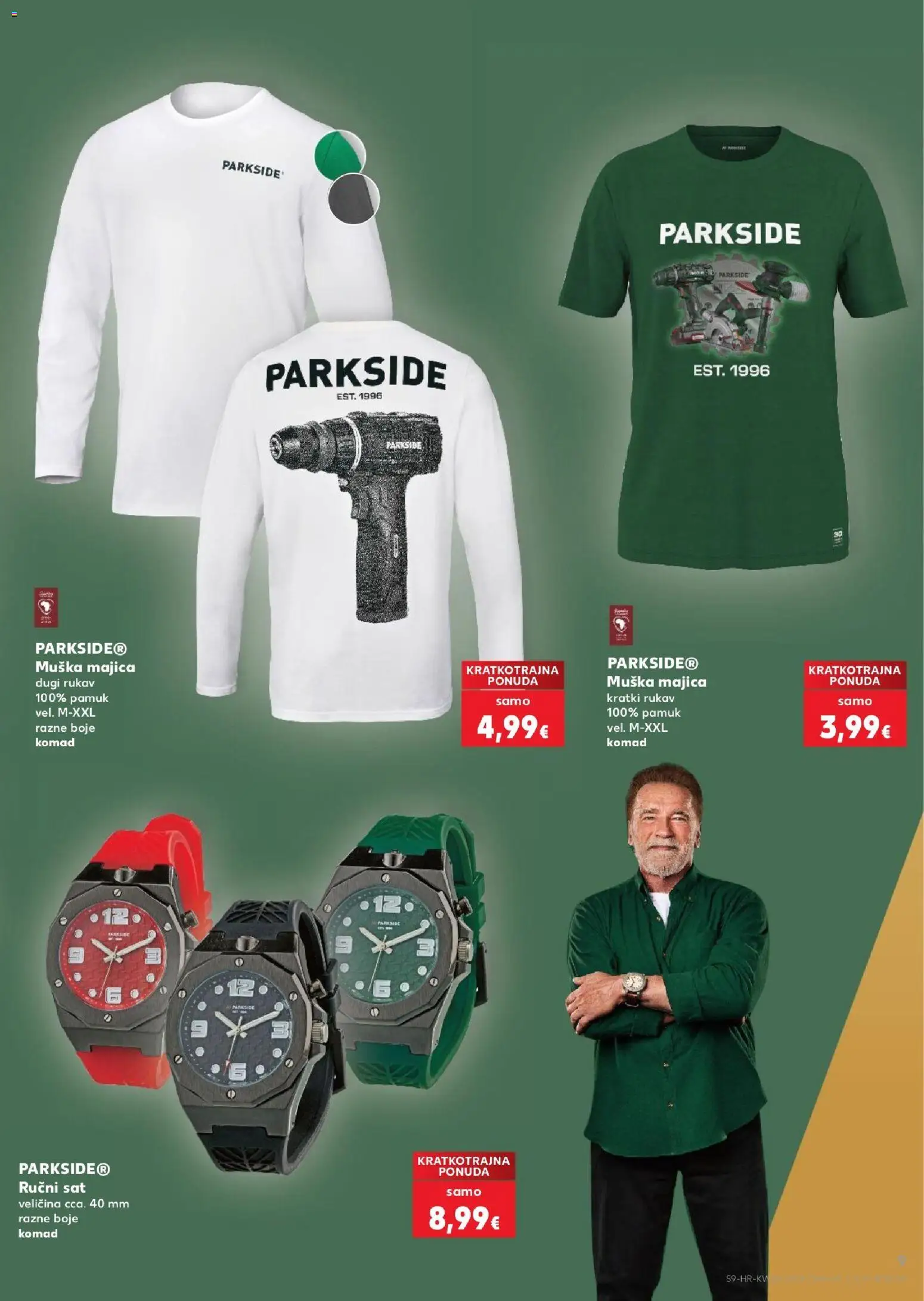 Kaufland HR akciós ujság - amely érvényes a következő dátumtól: 2026.09.02. | Oldal: 9 | Termékek: Parkside