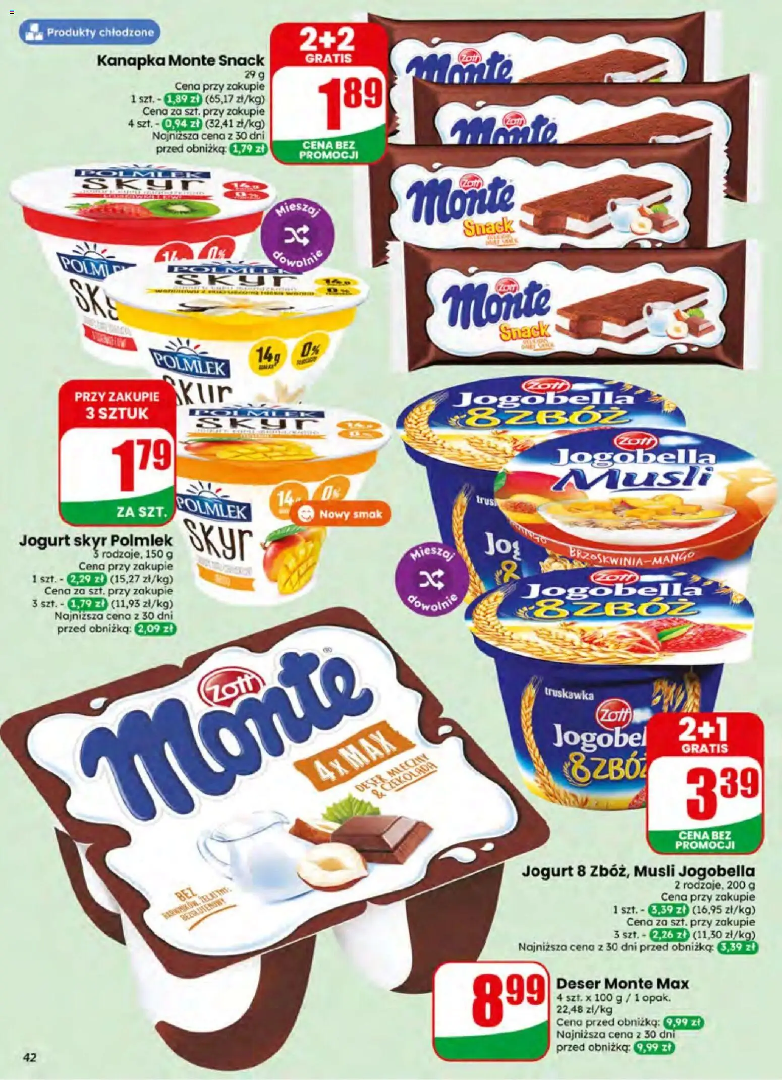 Dino gazetka od 24.06.2026 | Strona: 42 | Produkty: Jogurt, Czekolada, Musli, Skyr