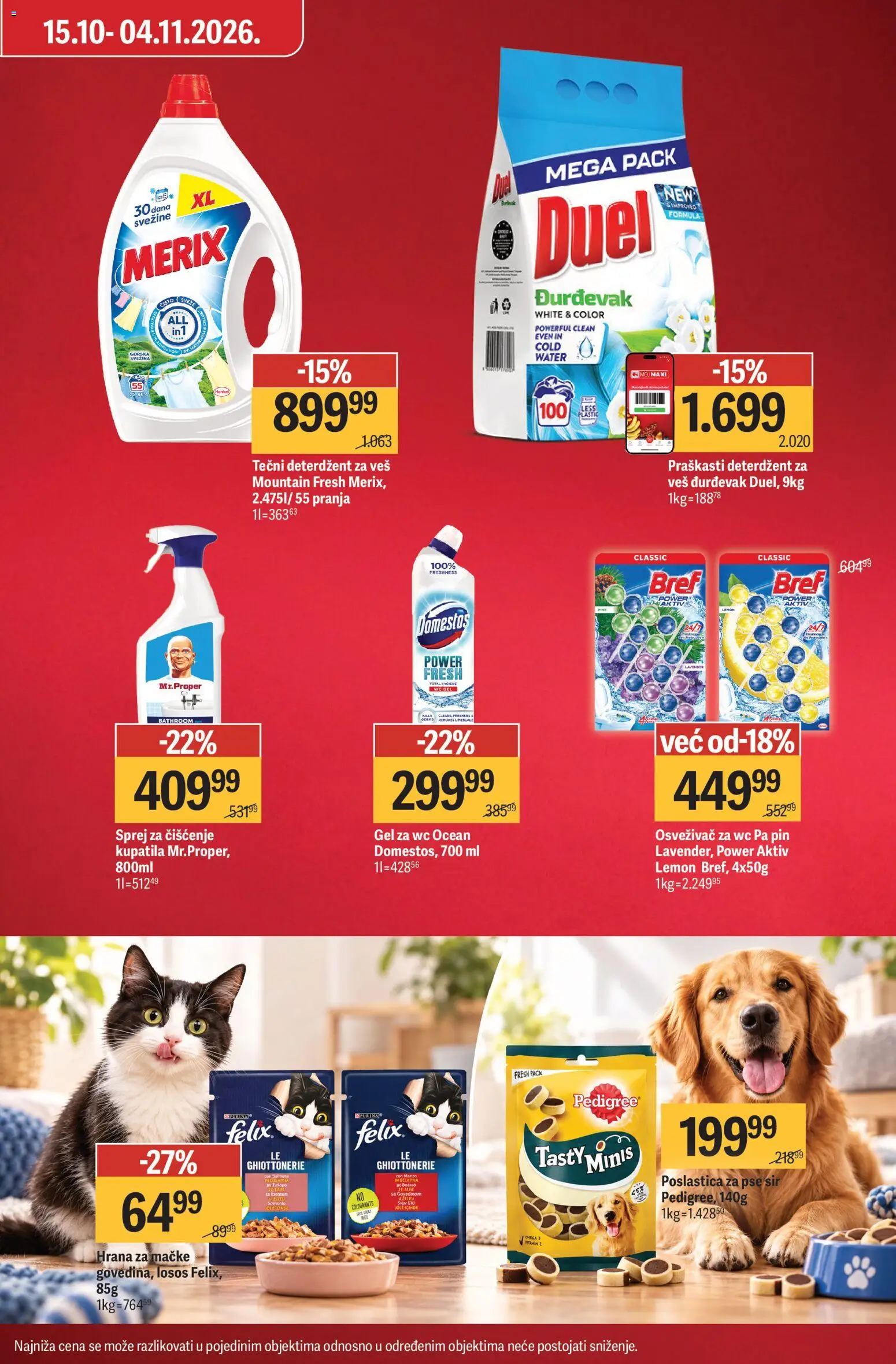 Mega Maxi katalog - važi od 15.10.2026 | Strana: 9 | Proizvode: Deterdžent, Tečni deterdžent, Wc, Losos