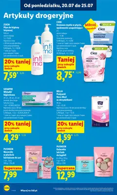 Náhled letáku Lidl Polsko leták od 20.07.2026 | Strana: 94 | Produkty: Mýdlo, Ziaja, Cien