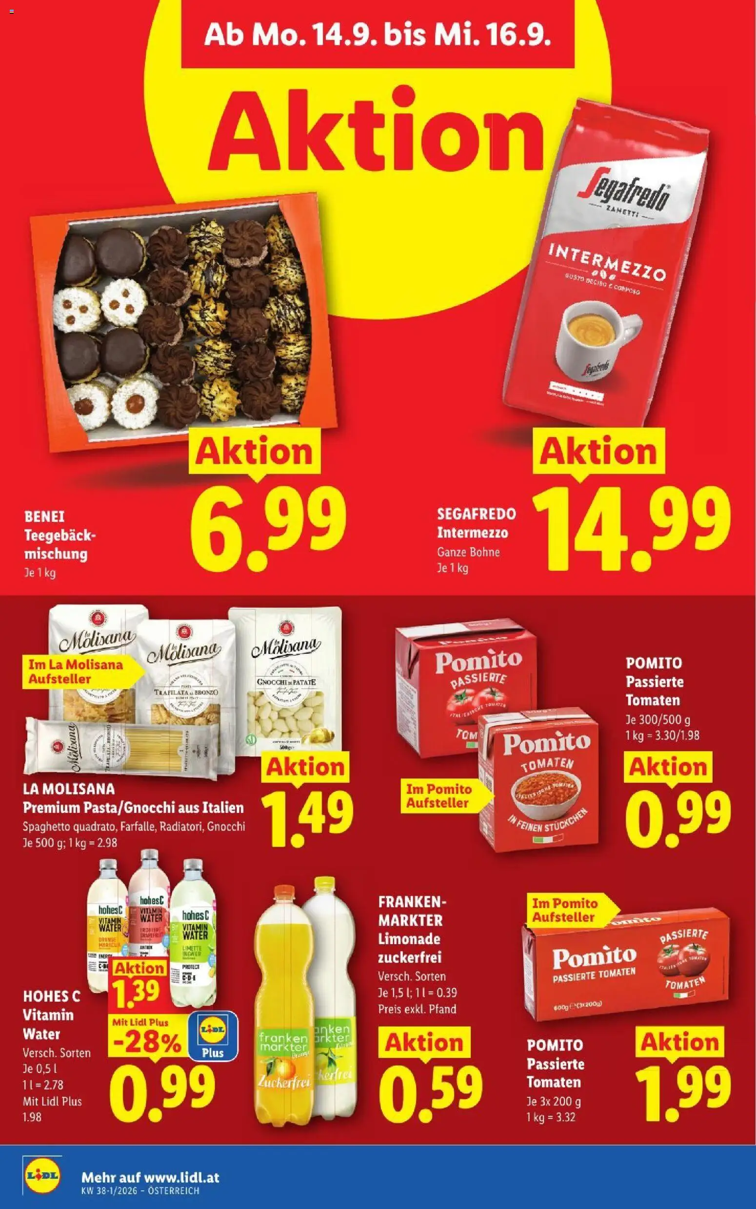 Lidl - Flugblatt gültig ab 10.09.2026 | Seite: 45 | Produkte: Pasta, Grapefruit, Limette, Tomaten