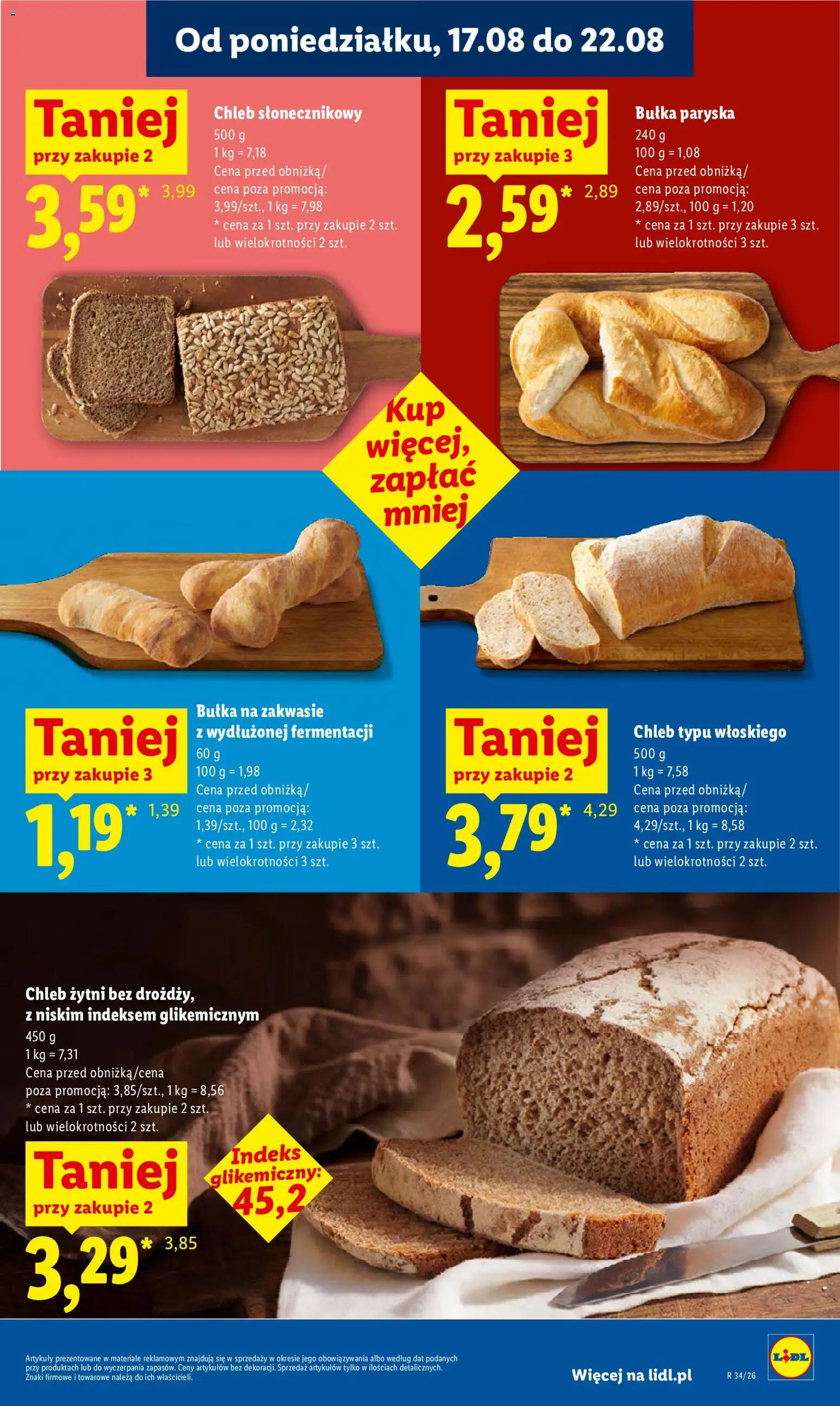 Lidl Polsko leták od 20.08.2026 | Strana: 61 | Produkty: Chléb