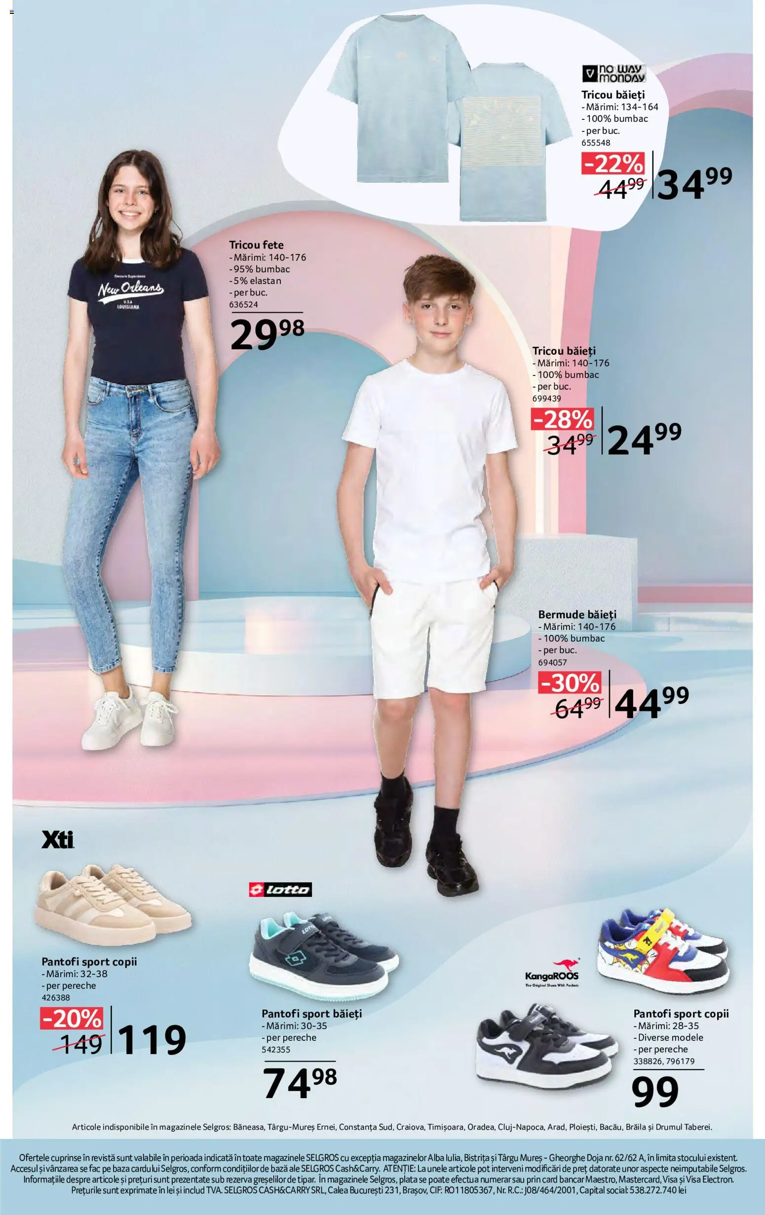 Noul catalog Selgros – valabil de la 15.05.2026 | Pagină: 49 | Produse: Pantofi, Tricou