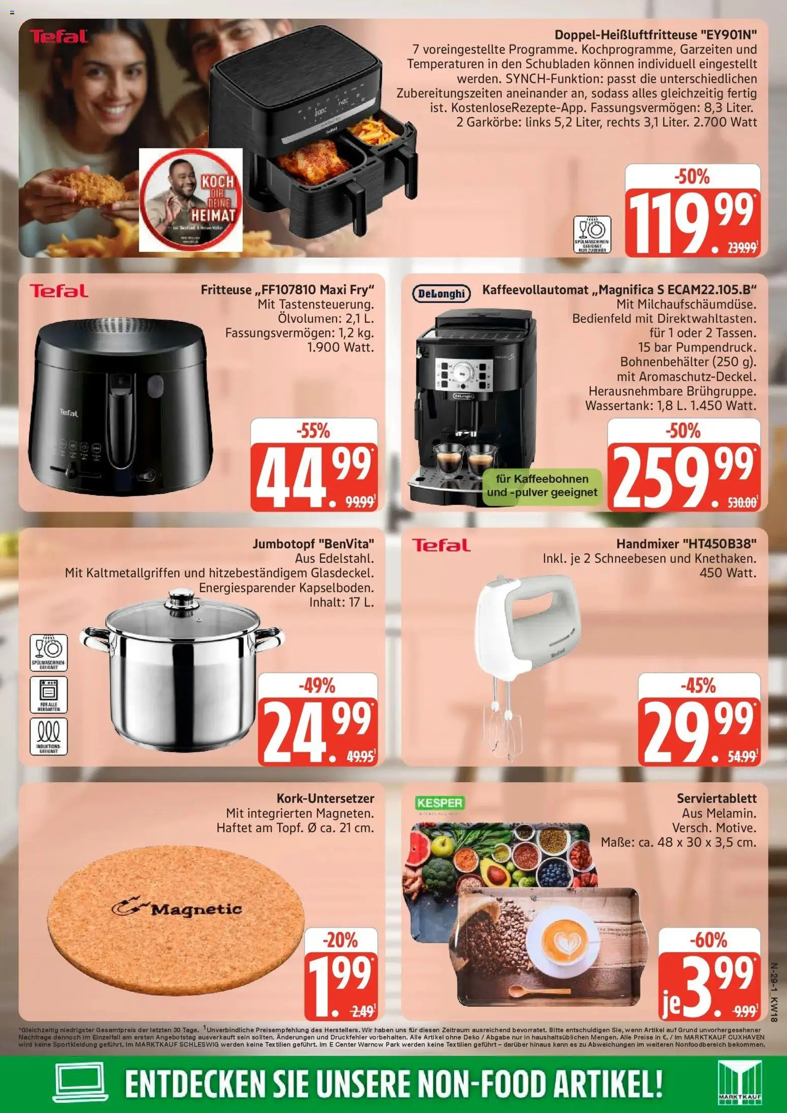 Marktkauf Prospekt Neuenkirchen	 – gültig ab 27.04.2026 | Seite: 29 | Produkte: Handmixer, Kaffeevollautomat, Fritteuse
