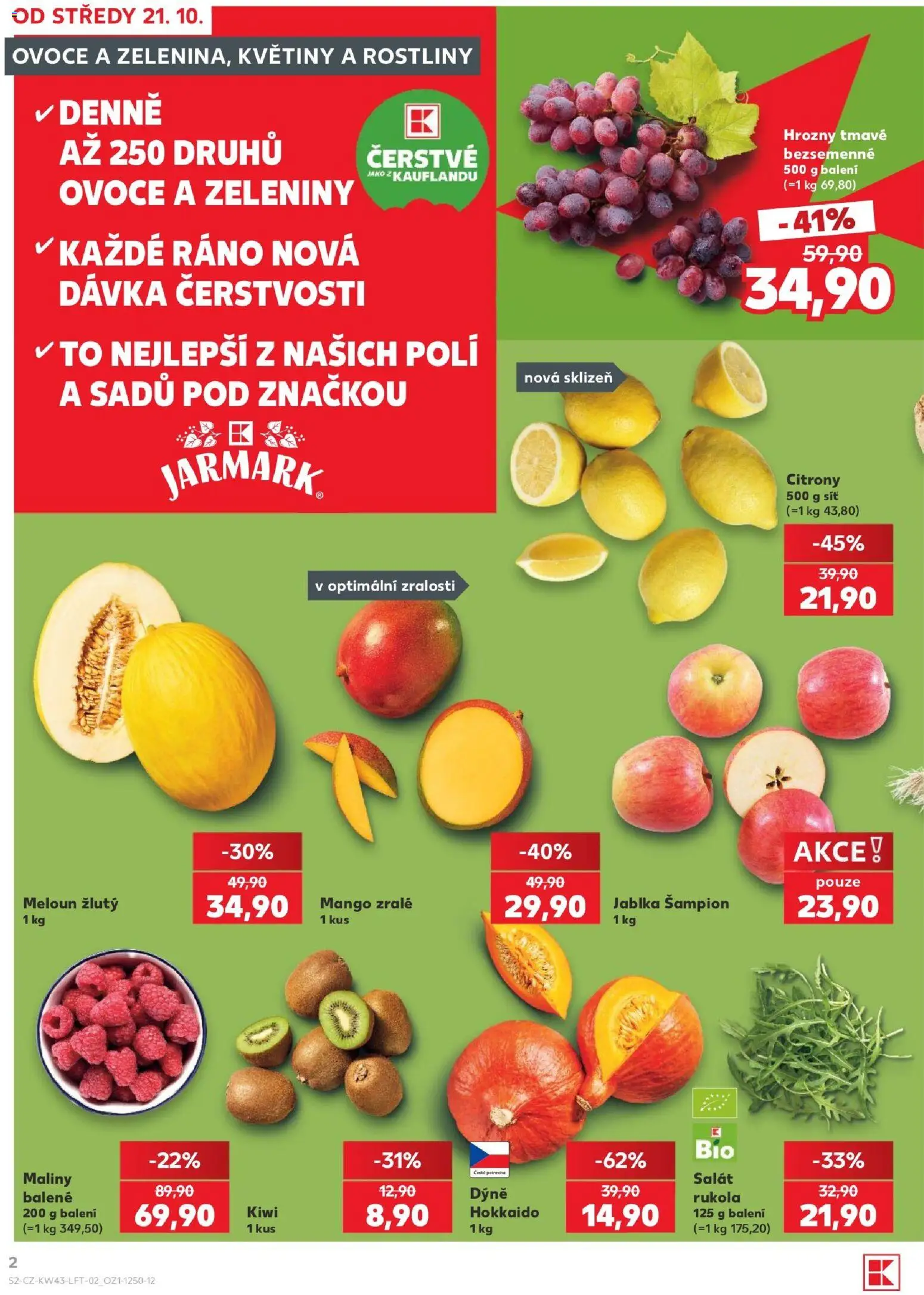 Kaufland leták - Chomutov od 21.10.2026 | Strana: 2