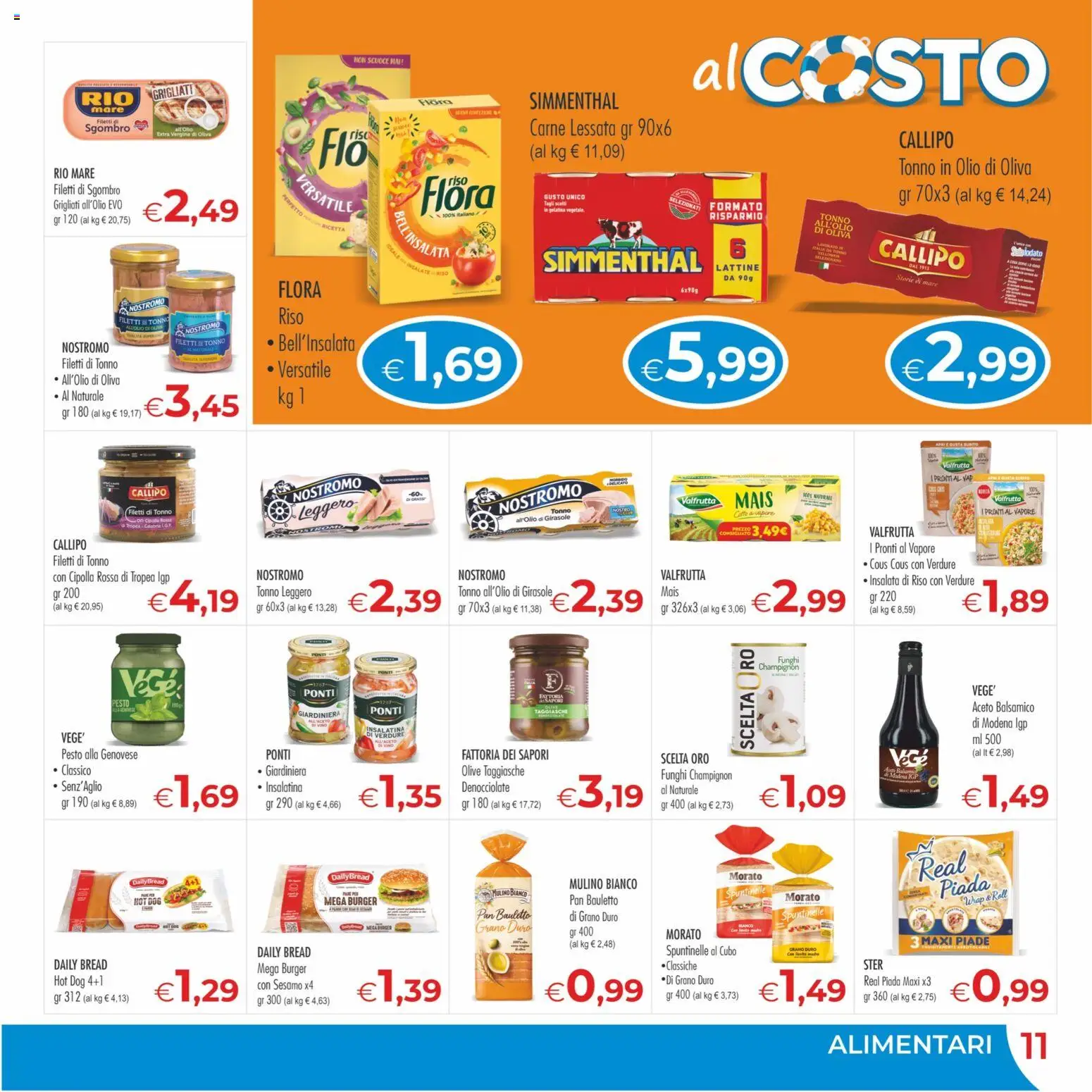 Volantino MerSi Supermercati del 29/07/2026 | Pagina: 11 | Prodotti: Sale, Cipolla, Mais, Olio di Oliva