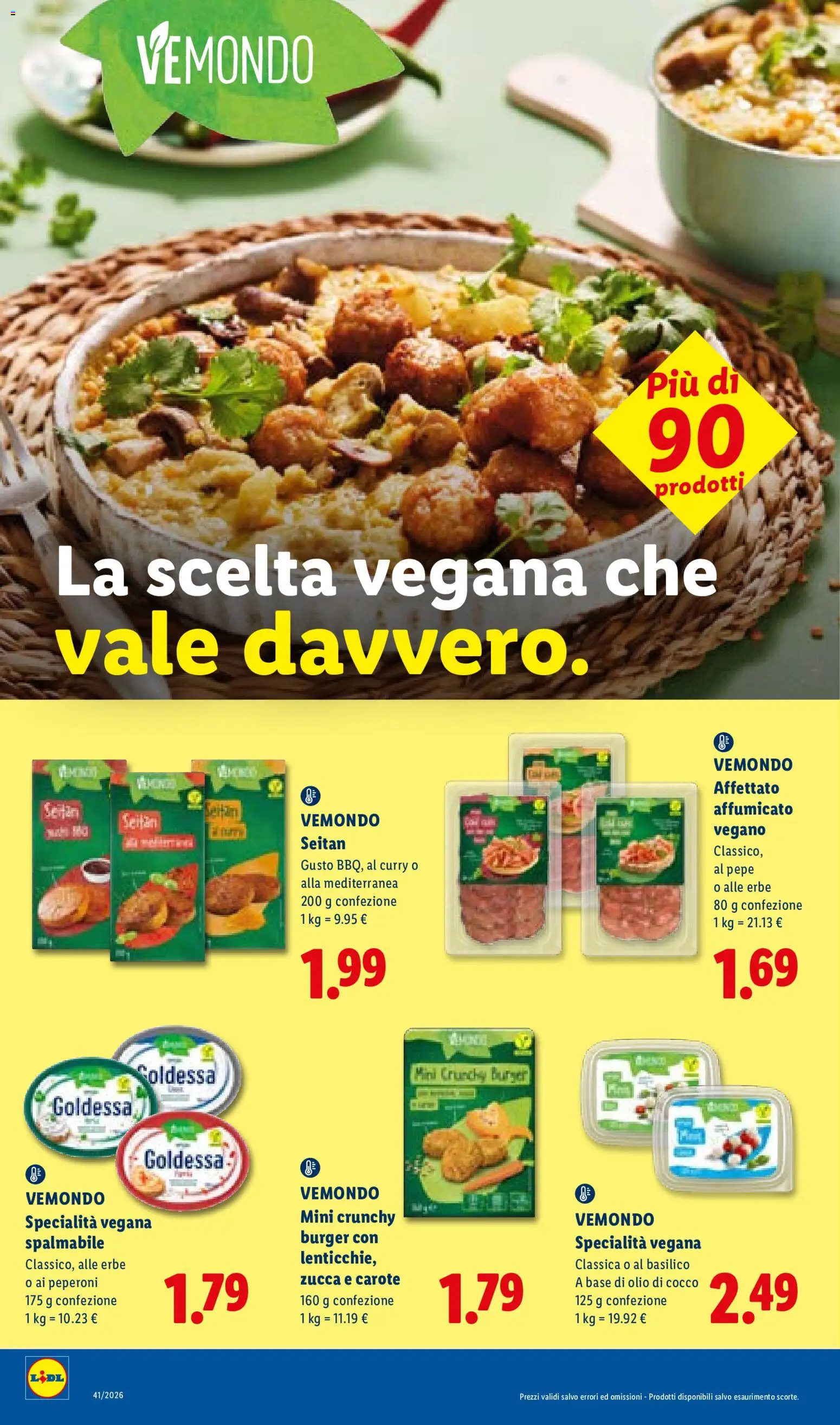 Volantino Lidl del 08/10/2026 | Pagina: 18 | Prodotti: Vegan, Basilico, Cocco, Seitan