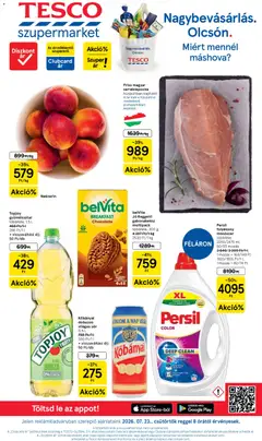 Tesco Szupermarket akciós újság - amely érvényes a következő dátumtól: 2026.07.23.