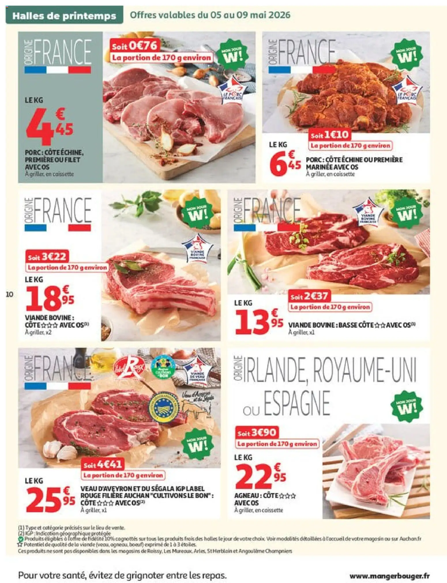 {H1} | Page: 10 | Produits: Saucisson, Jambon Cru, Persil, Verrines