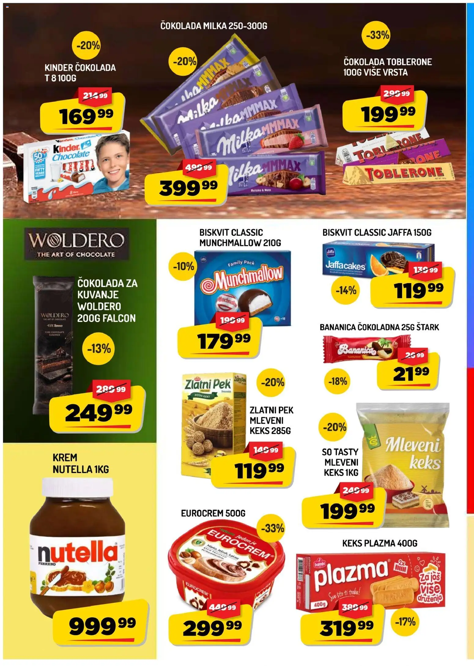 Aman katalog - važi od 30.10.2026 | Strana: 10 | Proizvode: Čokolada za kuvanje, Munchmallow, Sto, Krem