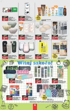 Pogląd oferty "Wafelek gazetka" - ważna od 10.08.2026 | Strona: 6 | Produkty: Ściereczki, Zeszyty, Torebki, Termos