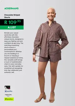 Ackermans specials catalogue – valid from 13/09/2026 | Page: 3 | Products: Shorts, Sandals, Wardrobe, Chocolate