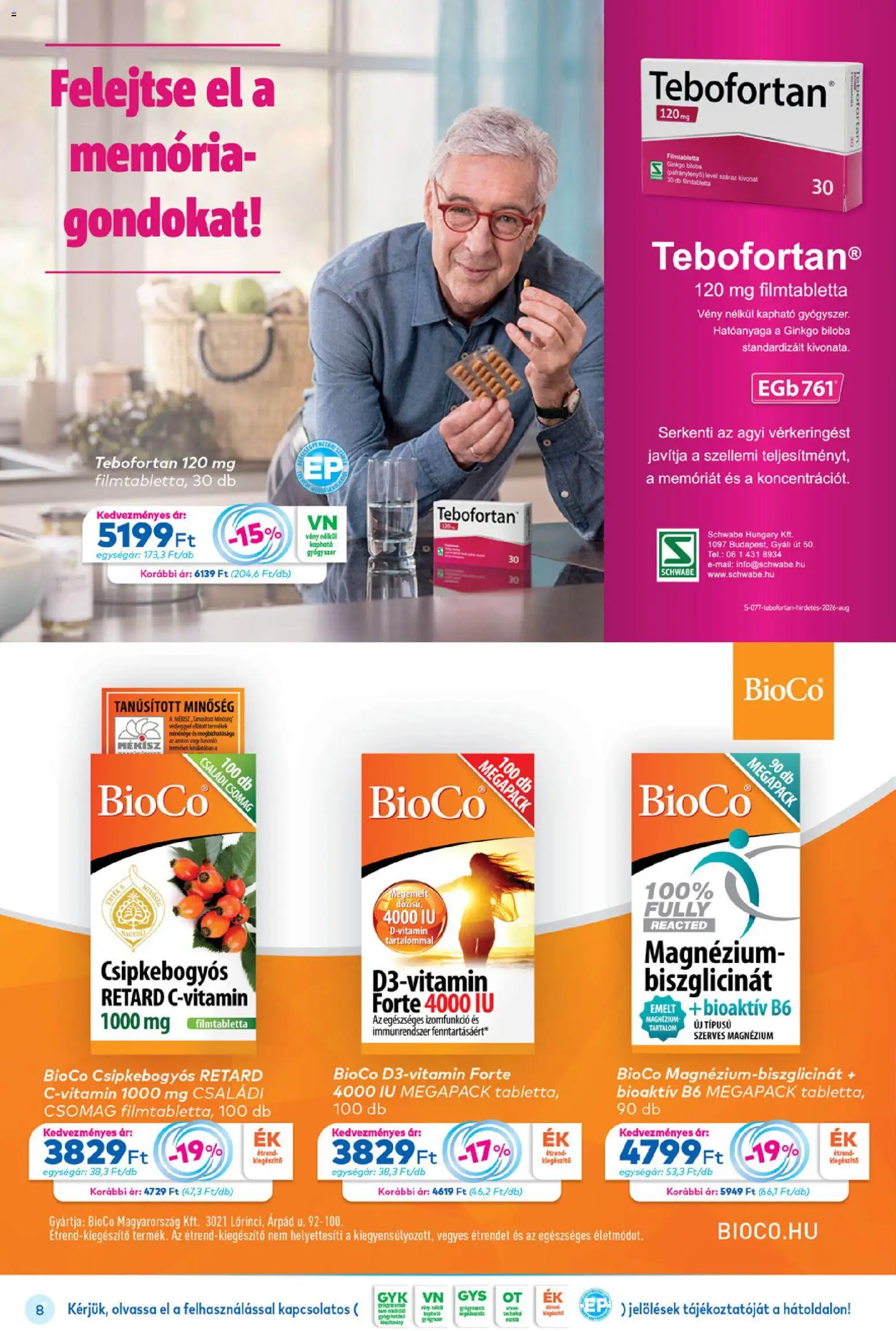 Gyöngy Patikák akciós ujság - amely érvényes a következő dátumtól: 2026.10.01. | Oldal: 8