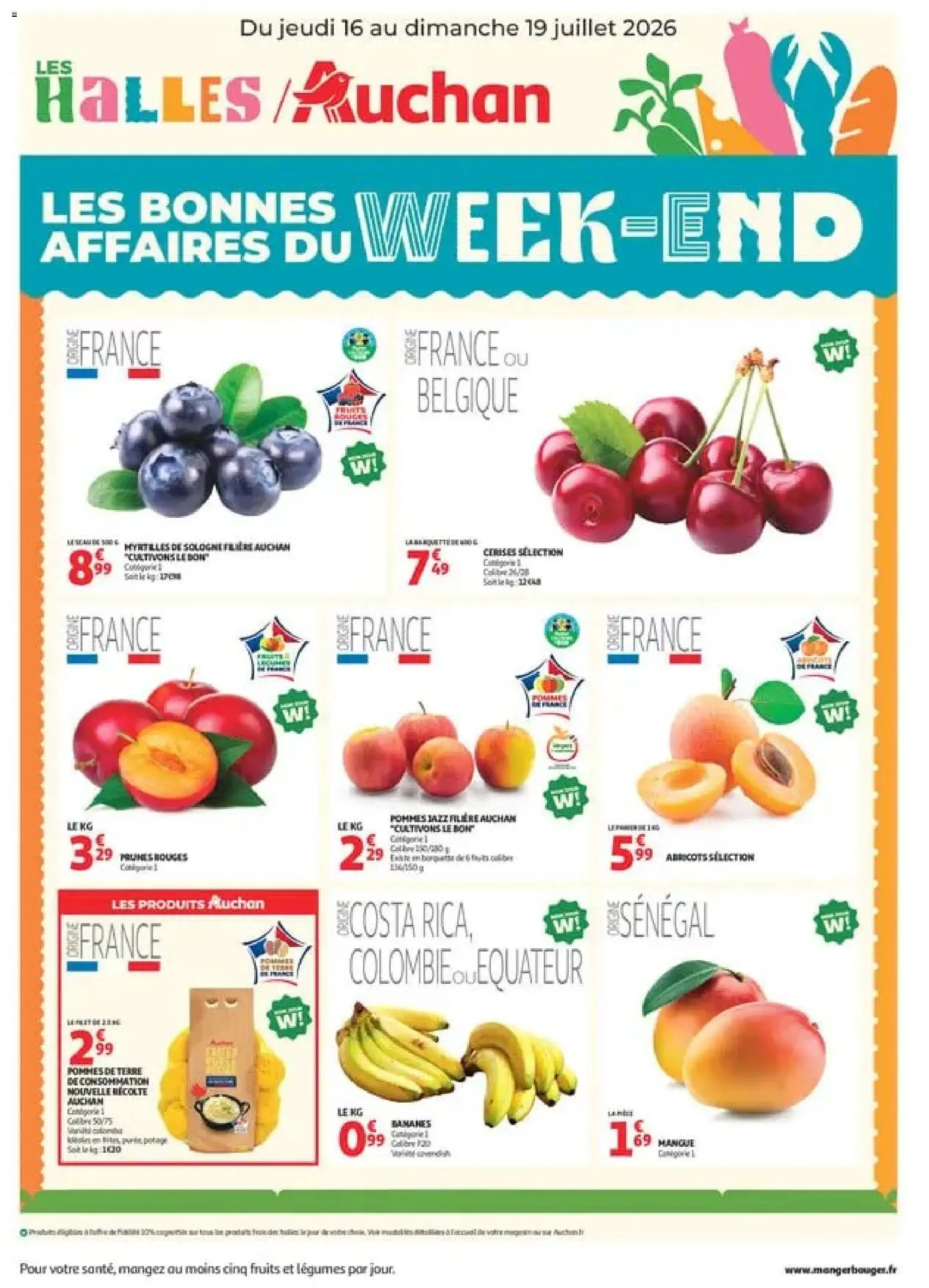 Auchan - Les bons plans du week-end dans votre hyper à partir du 16/07/2026 catalogue cover