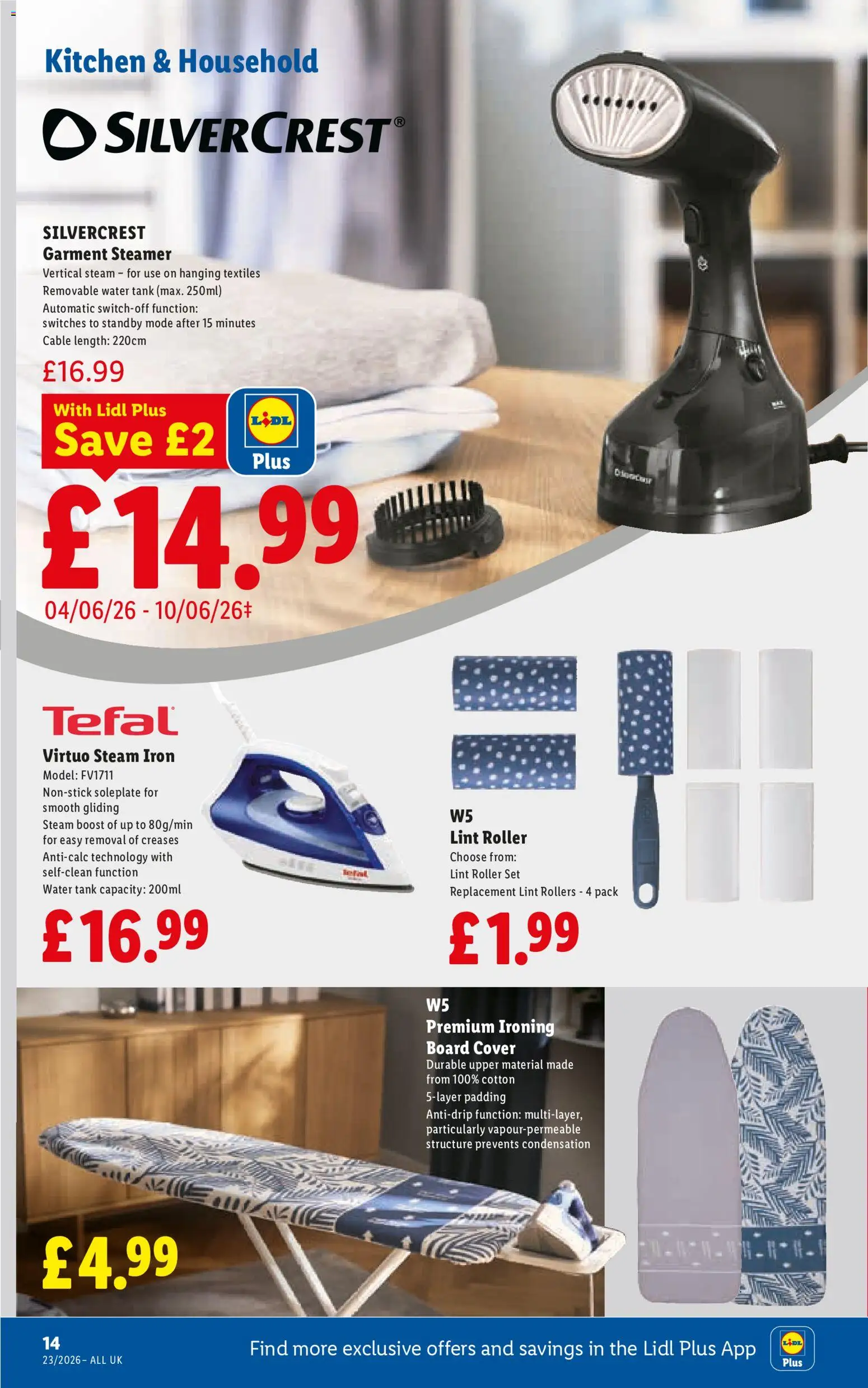{H1} | Page: 16 | Products: Steam iron, Kitchen, Cable, Iron