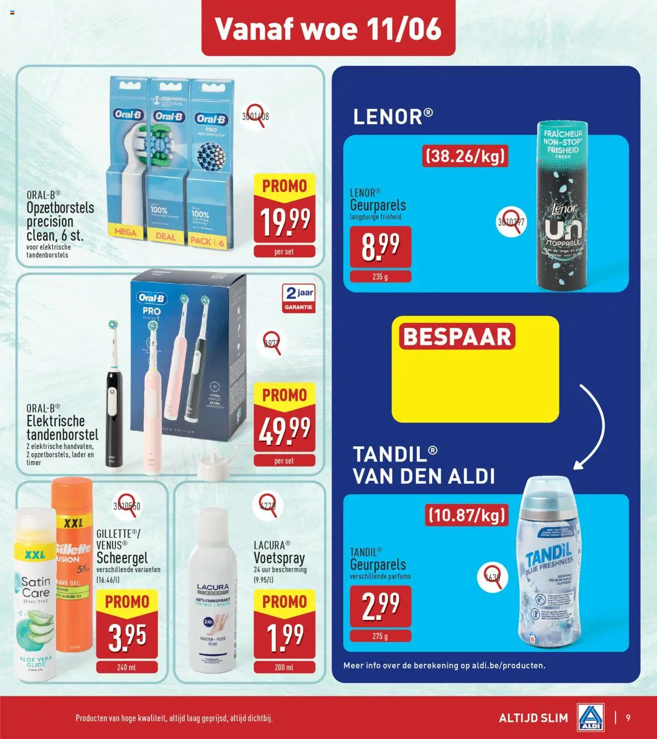 {H1} | Pagina: 9 | Producten: Parfums, Elektrische tandenborstel, Antitranspirant, Tandenborstel