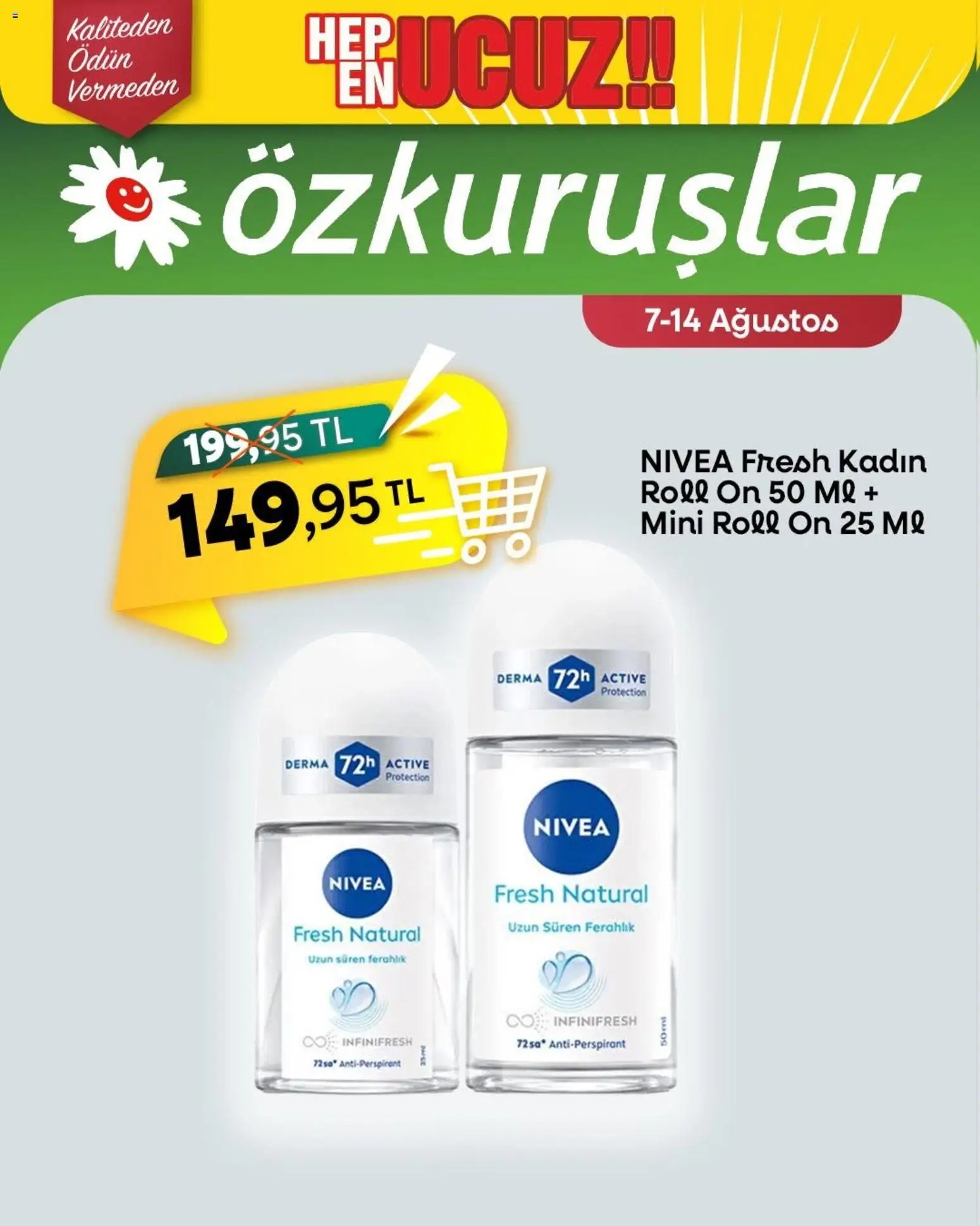 Özkuruşlar Katalog - 07 Ağustos 2026 tarihinden itibaren geçerlidir | Sayfa: 3 | Ürünler: Antiperspirant