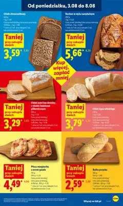 Náhled letáku Lidl Polsko leták od 06.08.2026 | Strana: 55 | Produkty: Gouda, Chléb, Pinsa