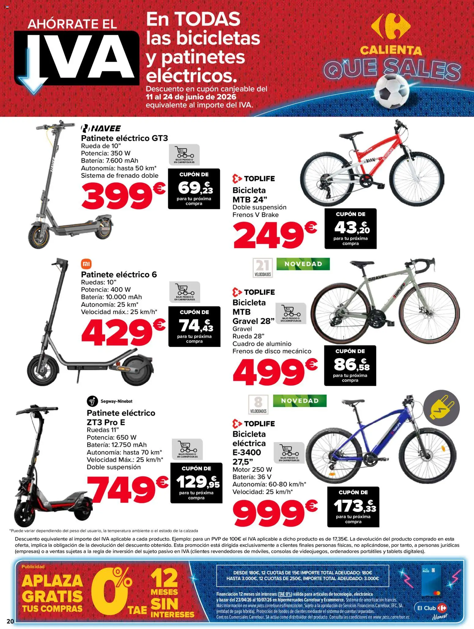 Carrefour folleto │ válido desde el 01.06.2026 | Página: 20 | Productos: Disco, Peso, Ελιές, Batería